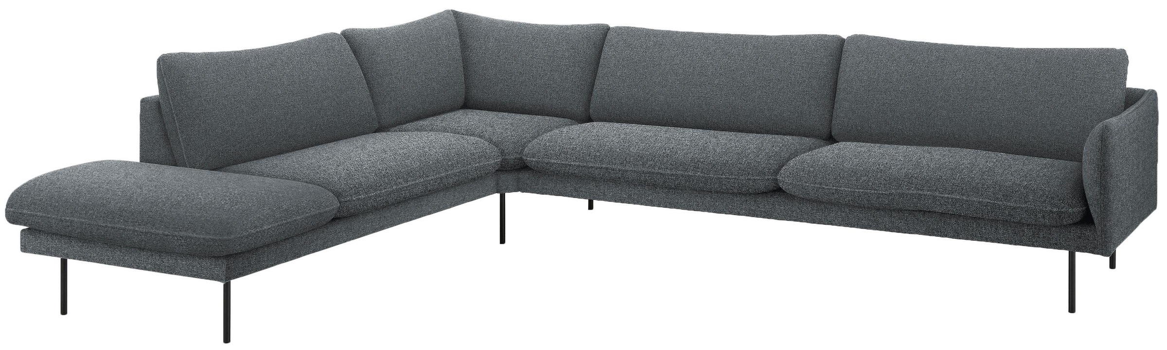 Image of andas Ecksofa »Mavis«, mit Ottomane und losen Sitz- und Rückenkissen, skandinavischer Stil bei Ackermann Versand Schweiz