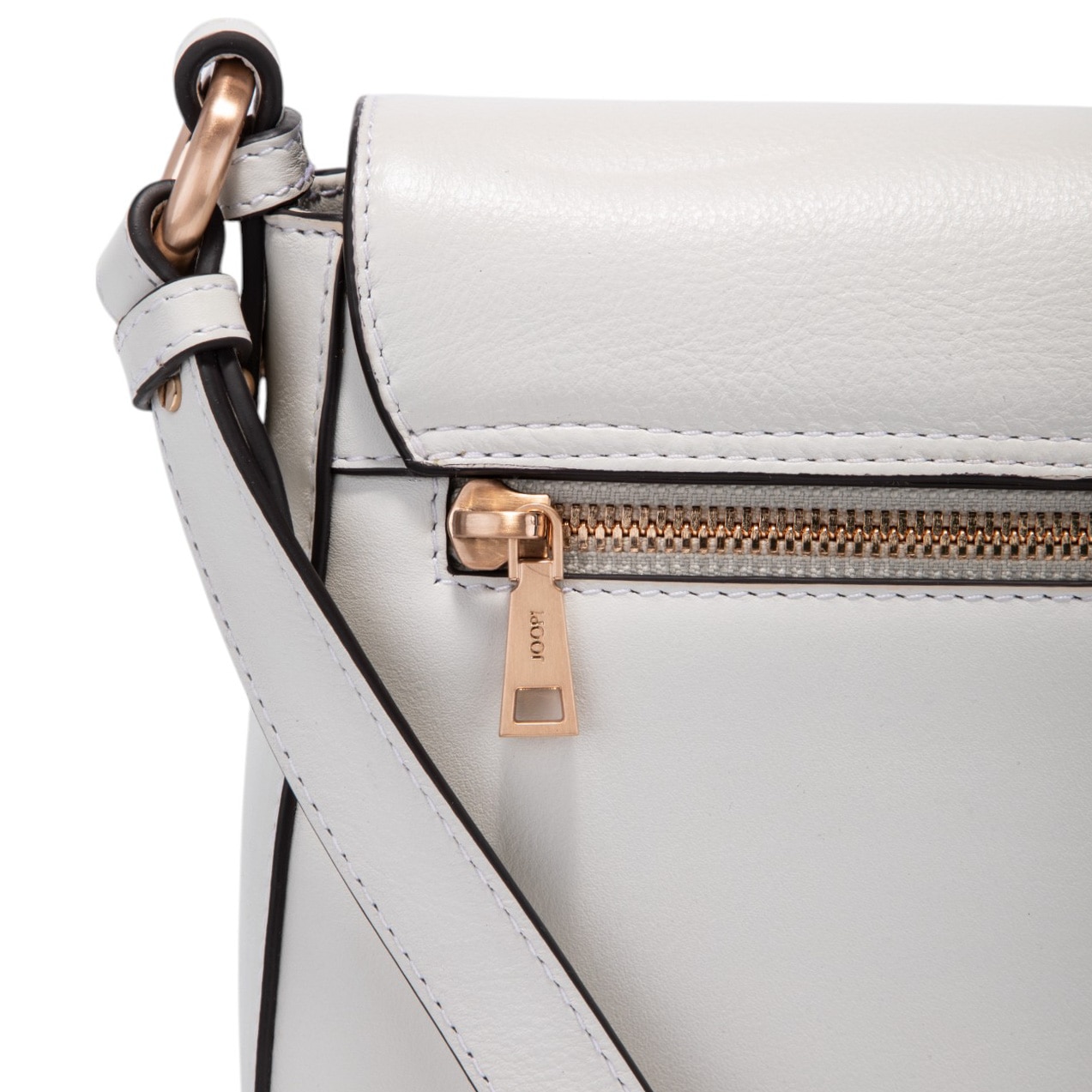 JOOP! Sac à bandoulière »sofisticato 1.0 esmera shoulderbag shf« en cuir de vache, avec bandoulière réglable, format horizontal