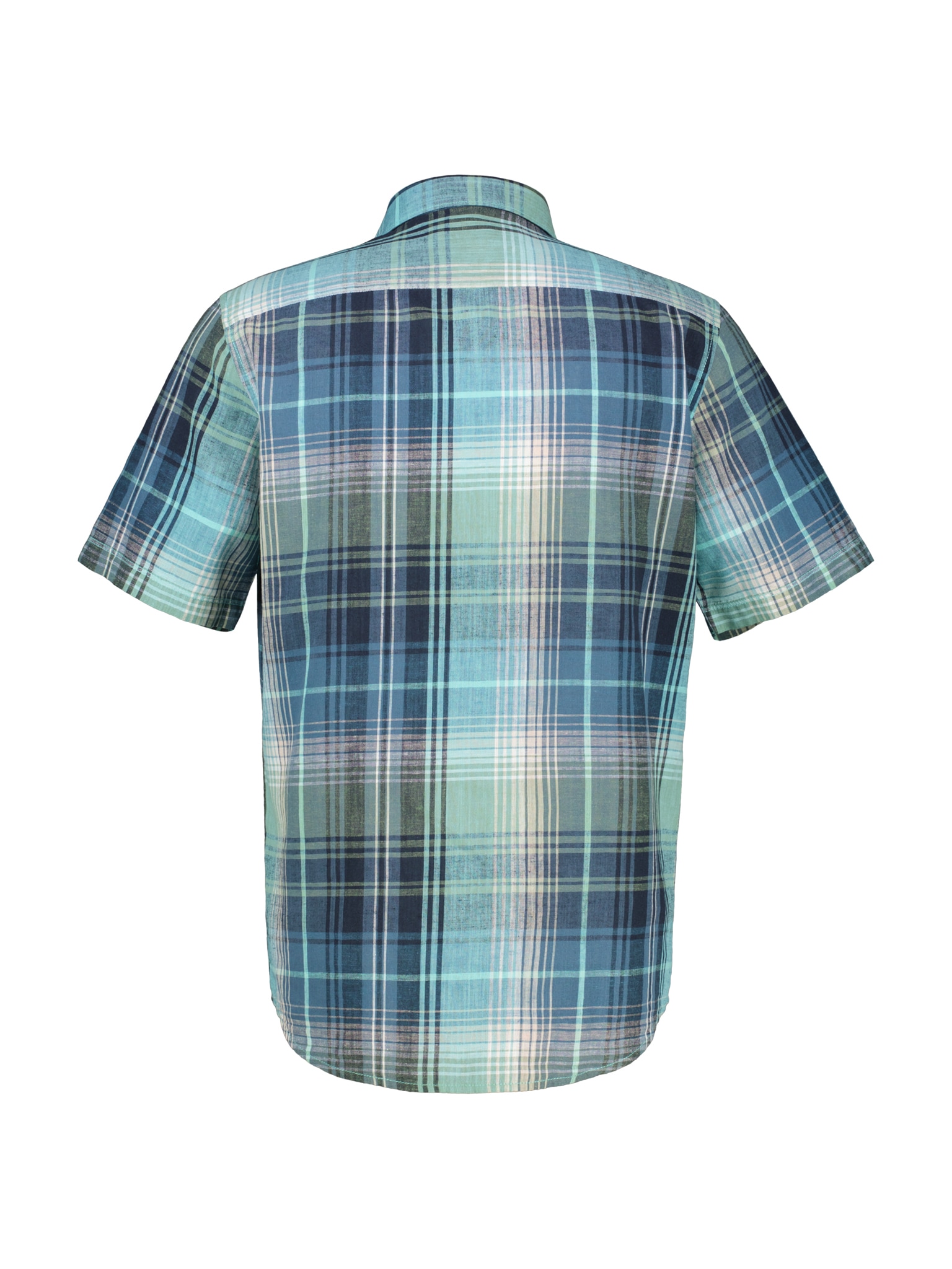 LERROS Karohemd mit Logo Stickerei