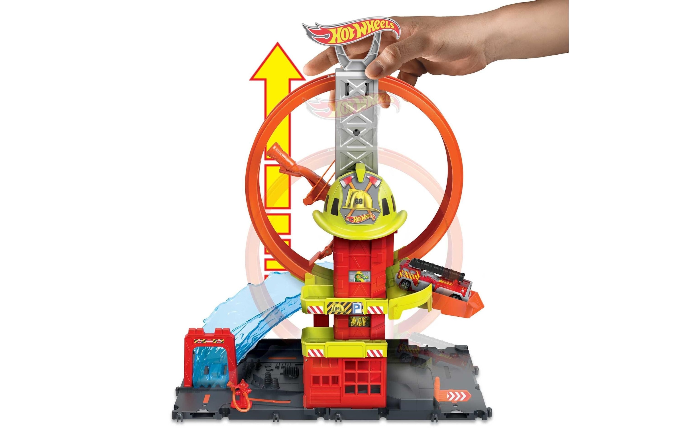 Hot Wheels Spielzeug-Auto »City Super Fire Station«