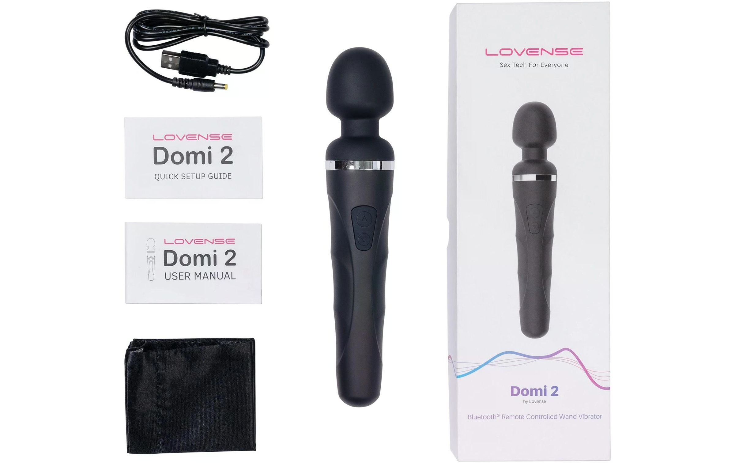 Vibrator »Lovense Domi 2 Schwarz«, (1 tlg.)