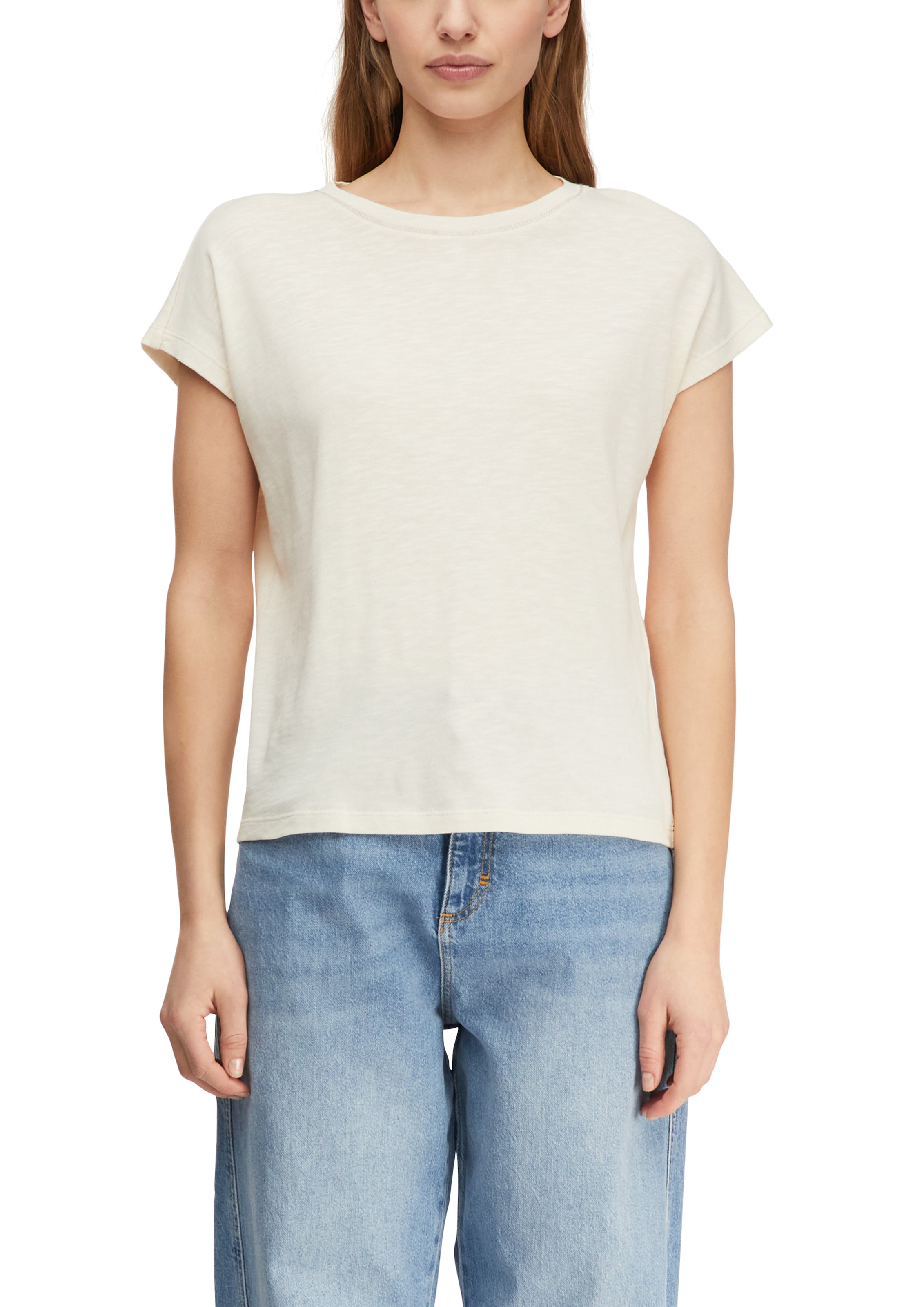 Image of Comma T-Shirt mit Cap-Sleeves