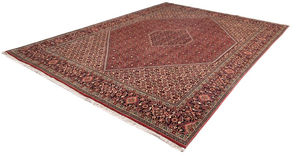 Image of morgenland Orientteppich »Perser - Bidjar - 345 x 247 cm - braun«, rechteckig, 15 mm Höhe, Wohnzimmer, Handgeknüpft, Einzelstück mit Zertifikat bei Ackermann Versand Schweiz