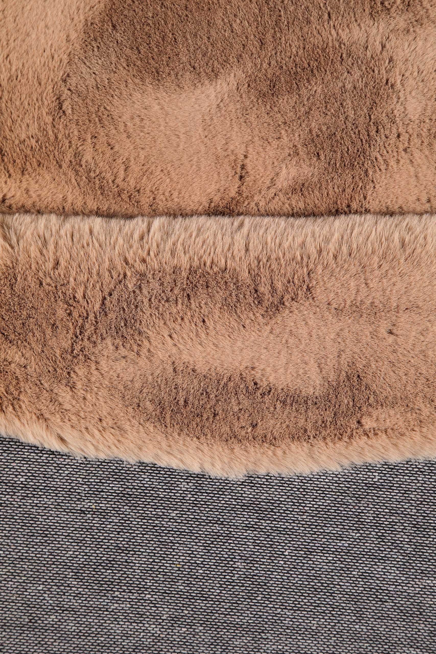 Esprit Hochflor-Teppich »Alice  ESP-4377  Kunstfell« rund 25 mm Höhe Kaninchenfell-Haptik, besonders weich und dicht, für alle Räume