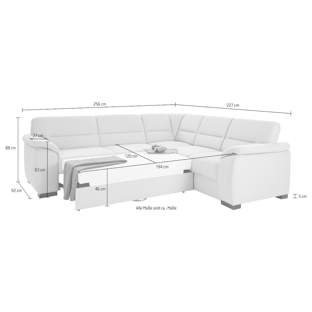 sit&more Ecksofa »Montego«