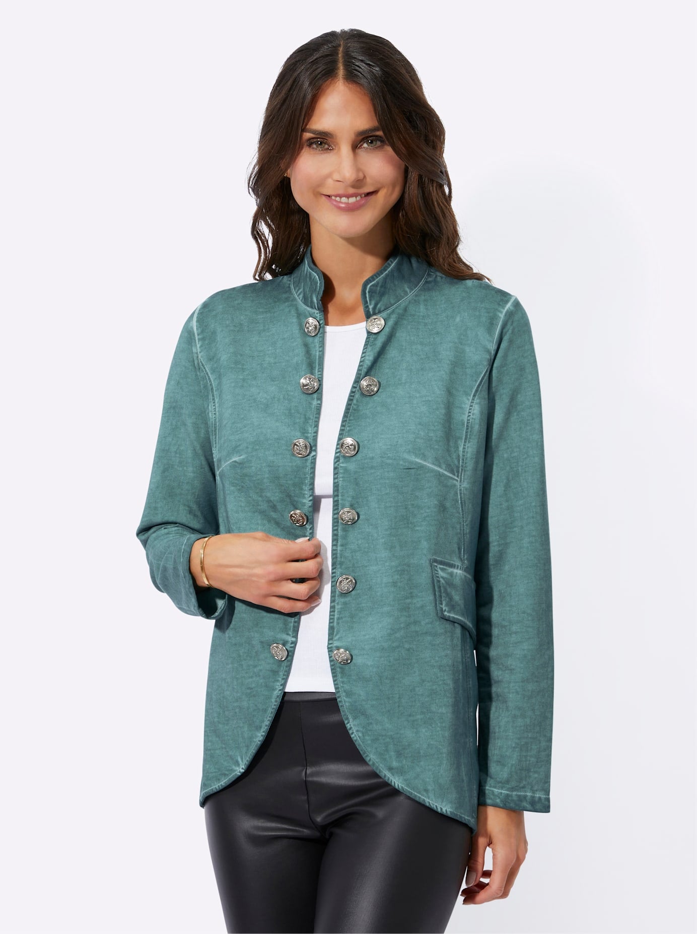 Inspirationen Shirtjacke "Sweatjacke" 1 Stk.