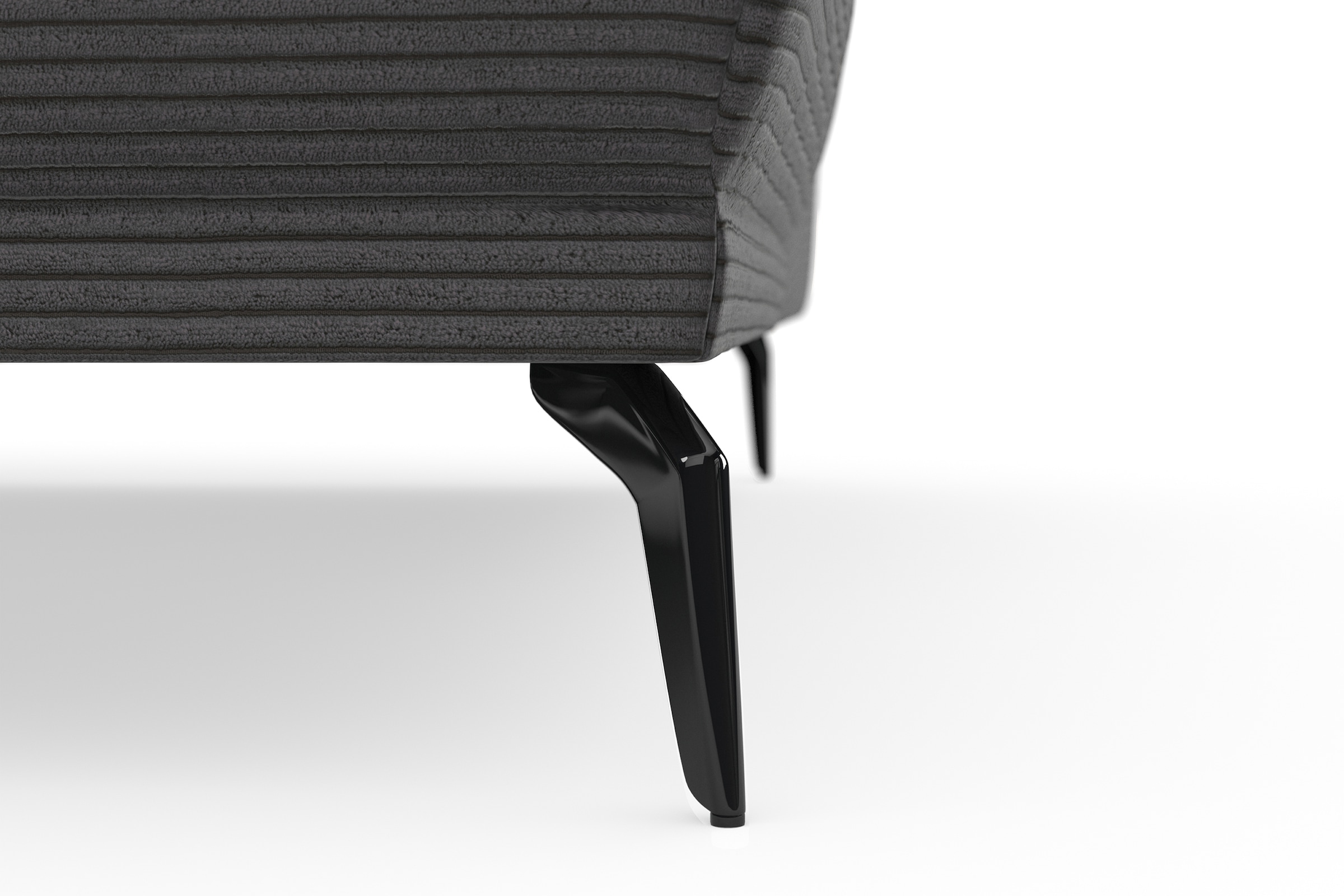 INOSIGN Ecksofa »Coco L-Form« Sitztiefen-, Arm- und Kopfteilverstellung, Cord-Bezug, Fusshöhe 15 cm