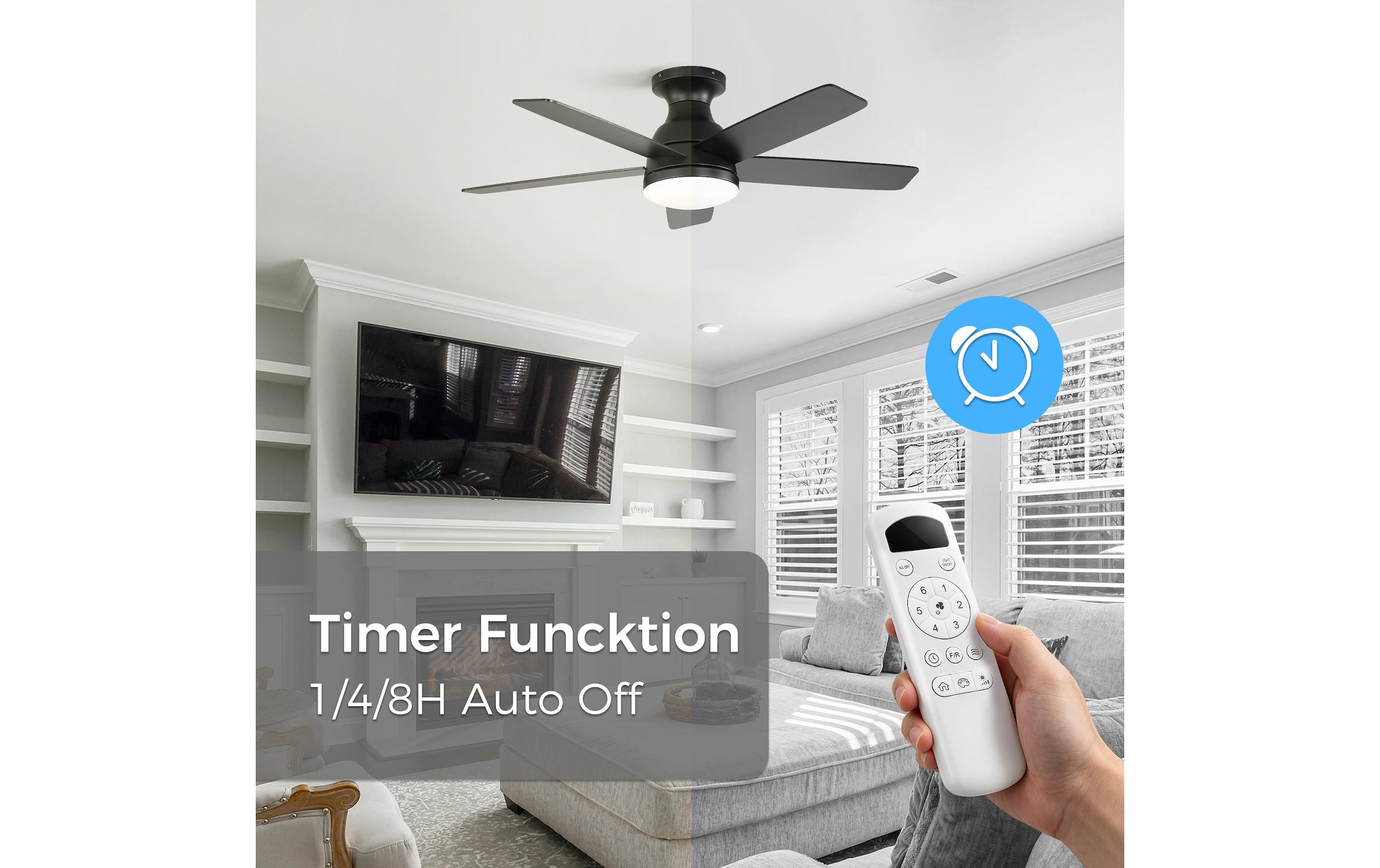   Deckenventilator »Ozeanos KBS-44K009«