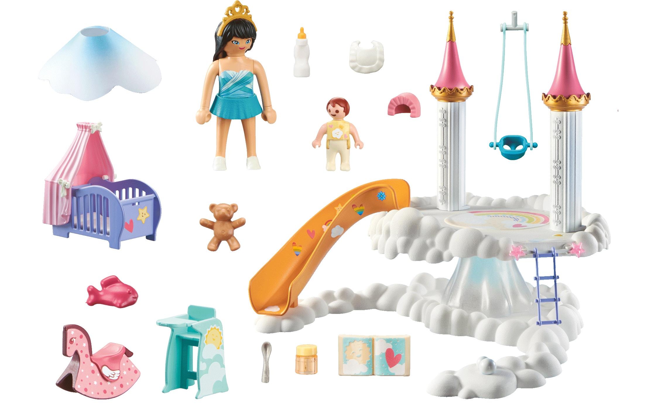 Playmobil® Spielbausteine »Princess Magic Himmlische Babywolke 71360«, (63 St.)