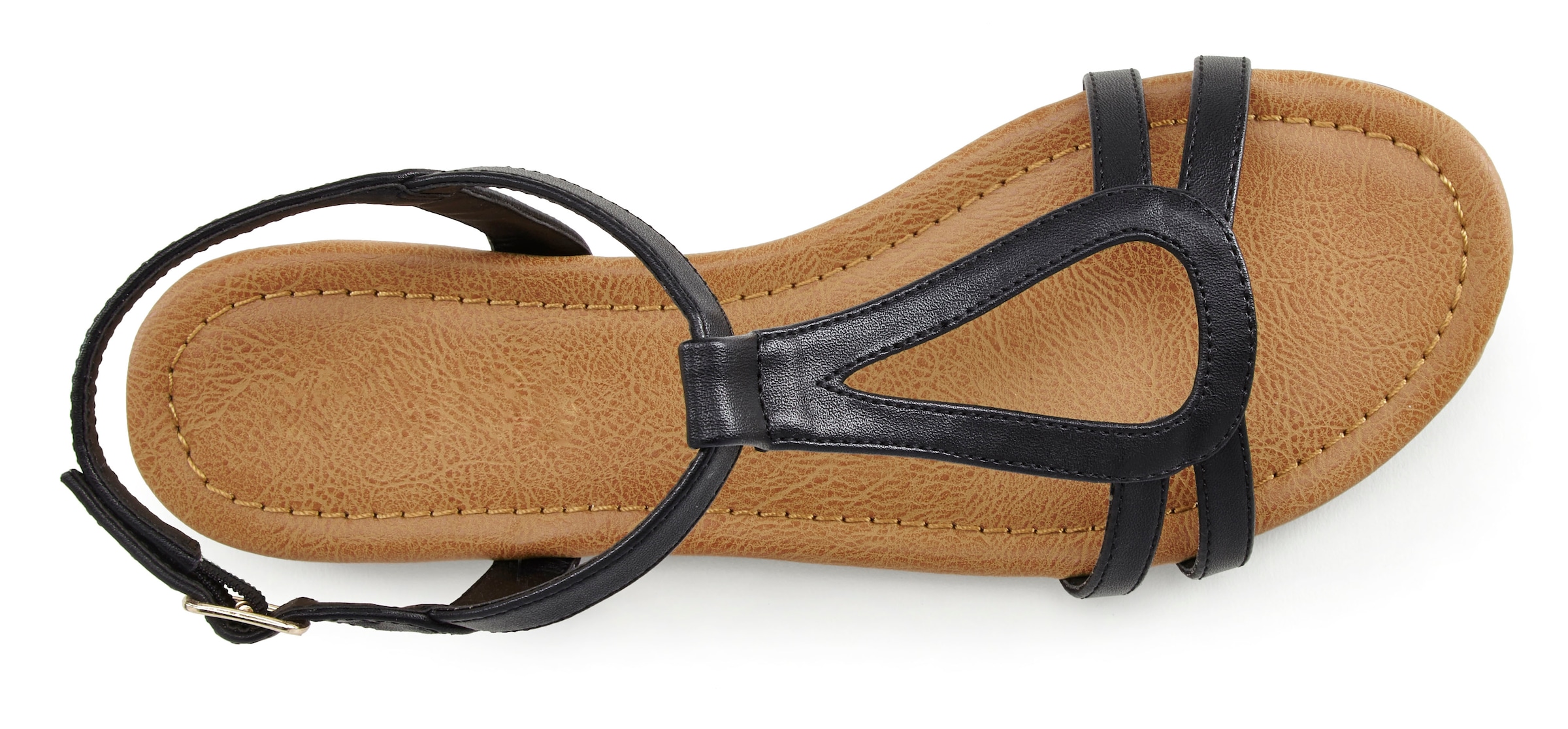 Vivance Sandale »Sommerschuh«, Sandalette, Sommerschuh mit raffinierten Riemchen VEGAN