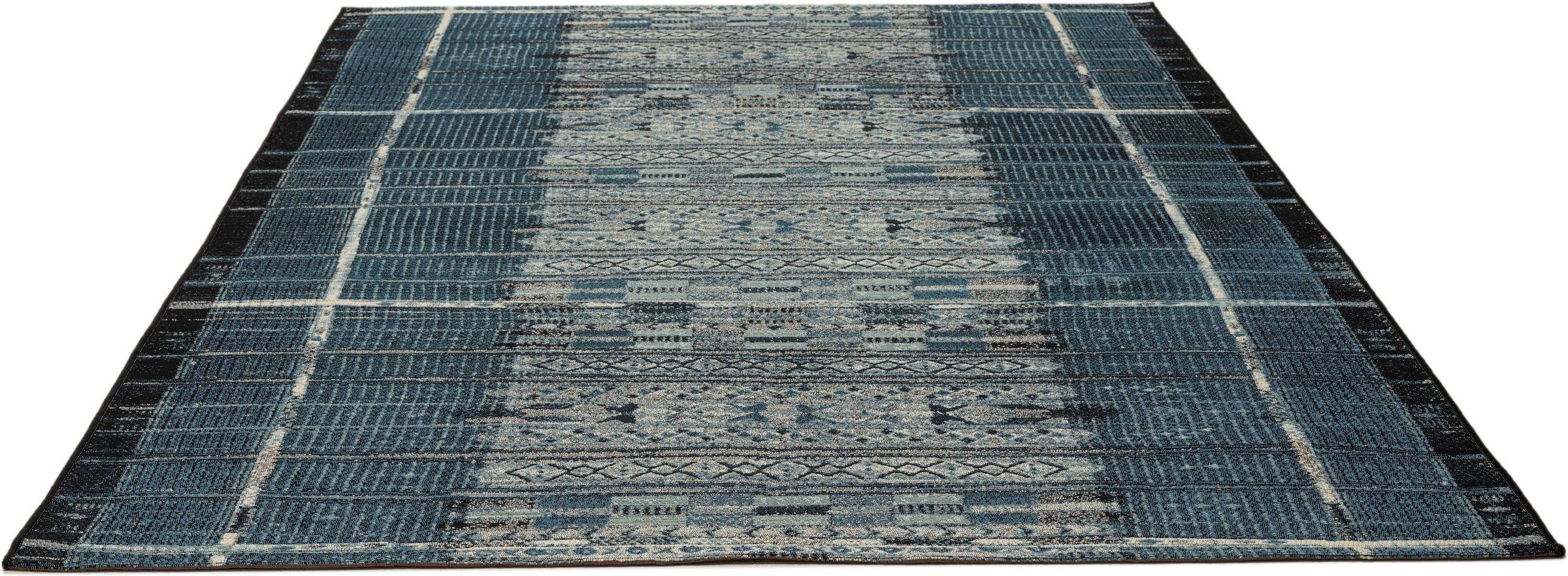 Gino Falcone Tapis »Outdoor-Africa 38« Rectangulaire 5 mm Höhe tissu plat, style ethno, adapté intérieur et extérieur