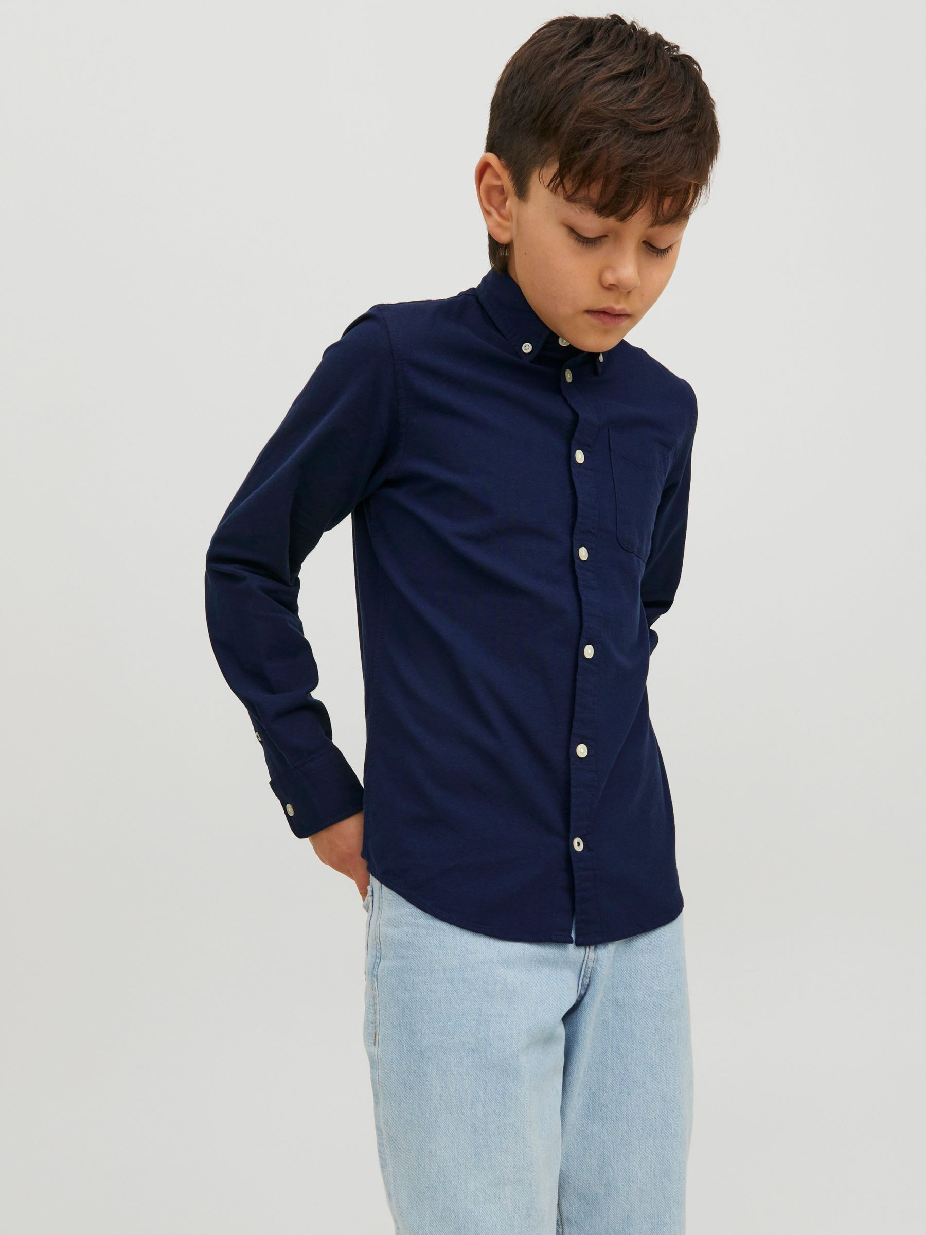 Jack & Jones Junior Langarmhemd »JJEOXFORD SHIRT L/S NOOS JNR«
