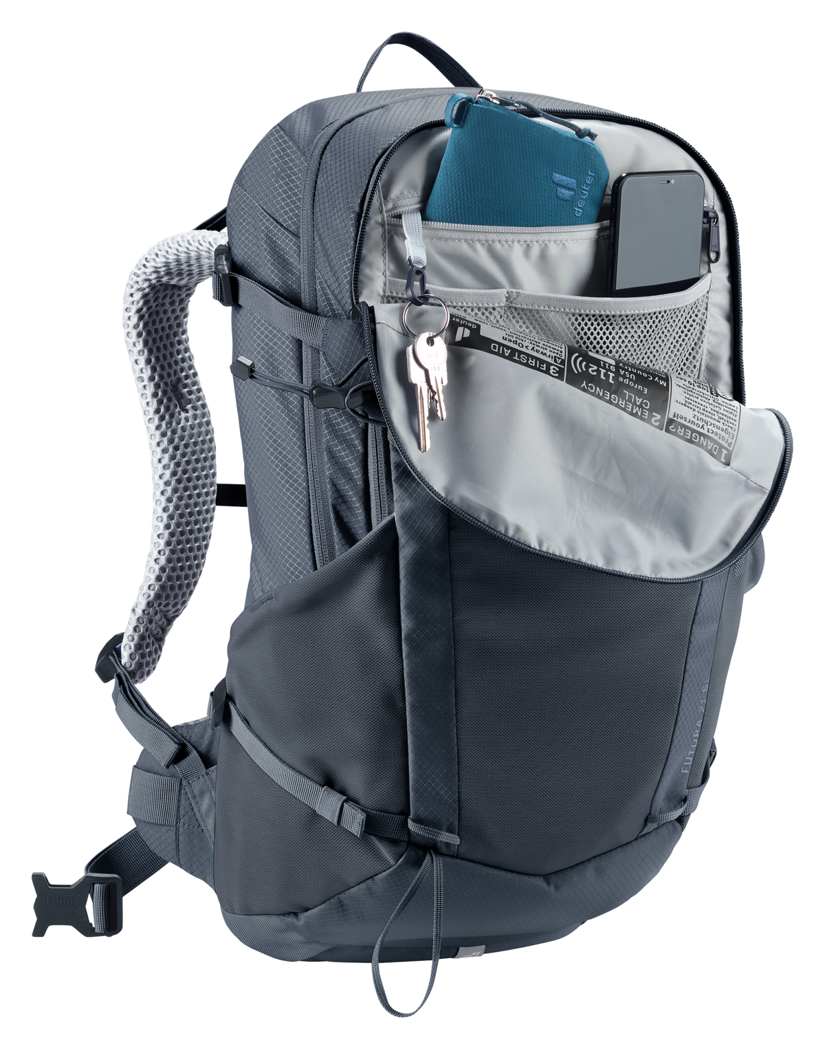 deuter Sac à dos de randonnée »Futura 21 SL« avec support pour bâtons de trekking, robuste, facile d'entretien