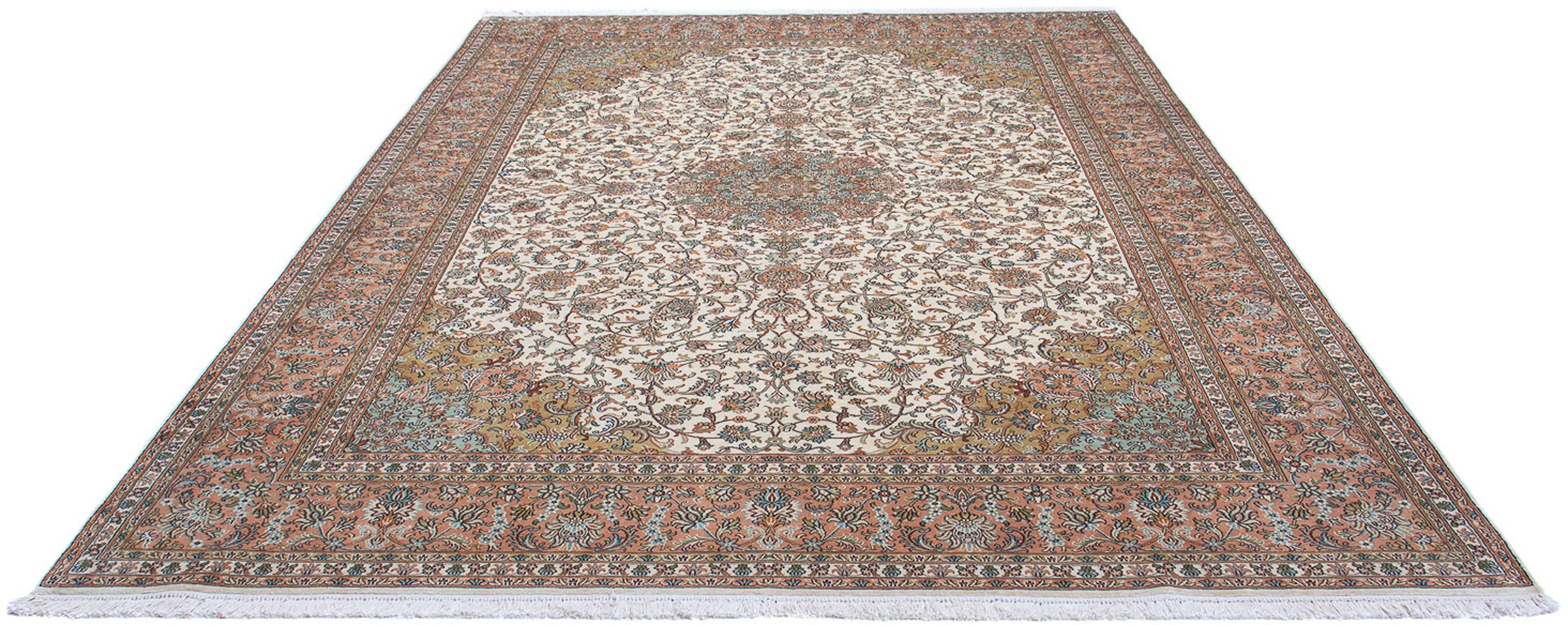 Image of morgenland Orientteppich »Perser - Classic - 304 x 216 cm - beige«, rechteckig, 10 mm Höhe, Wohnzimmer, Handgeknüpft, Einzelstück mit Zertifikat bei Ackermann Versand Schweiz