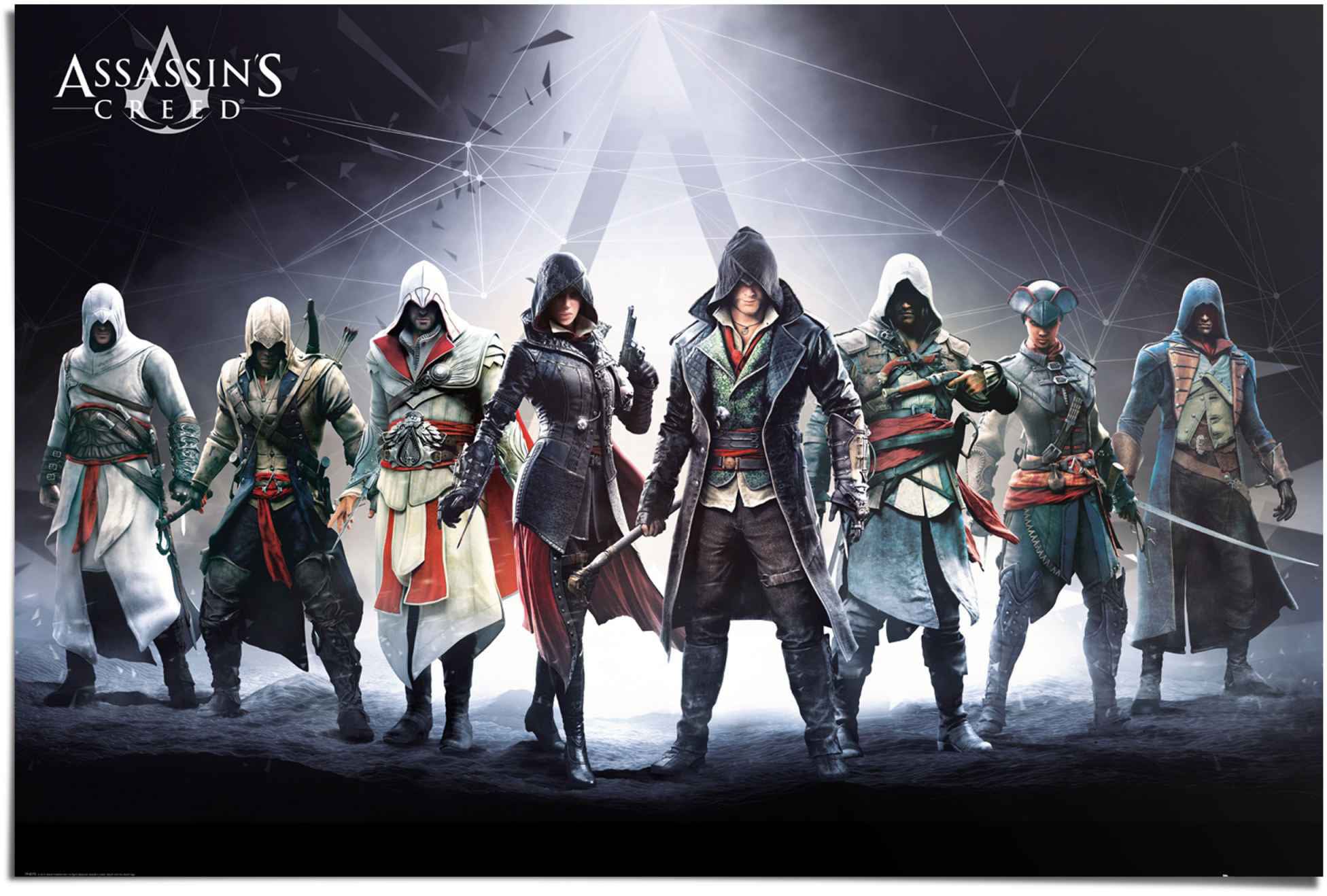 Image of Reinders Poster "Assassin`s Creed Charaktere" 1 Stk. tlg.