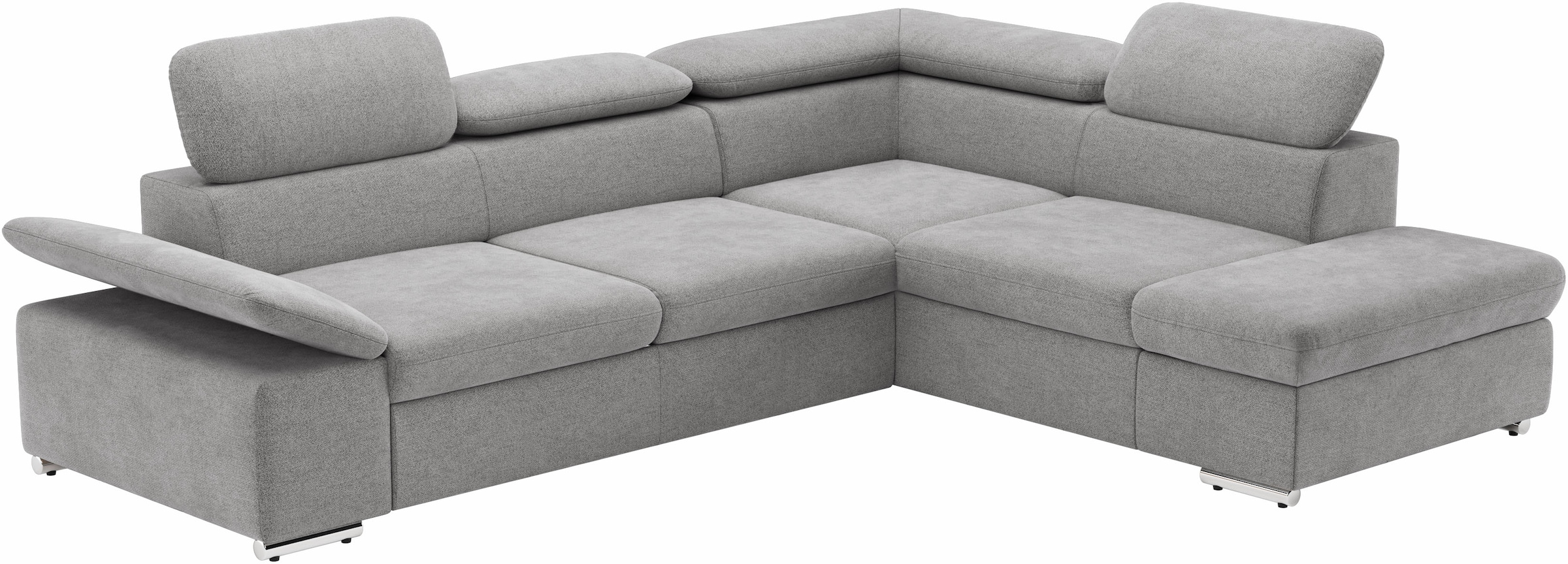 sit&more »Valentine L-Form, B: 272 cm« mit Arm- & Kopfteilverstellung, optional mit Bettfunktion