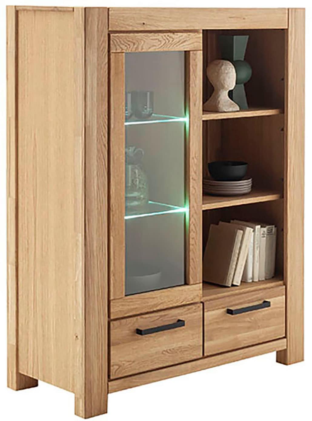 MCA living Highboard »Silias Komi-Highboard Rechts«, (1 St.), Schubkastenführung gedämpft