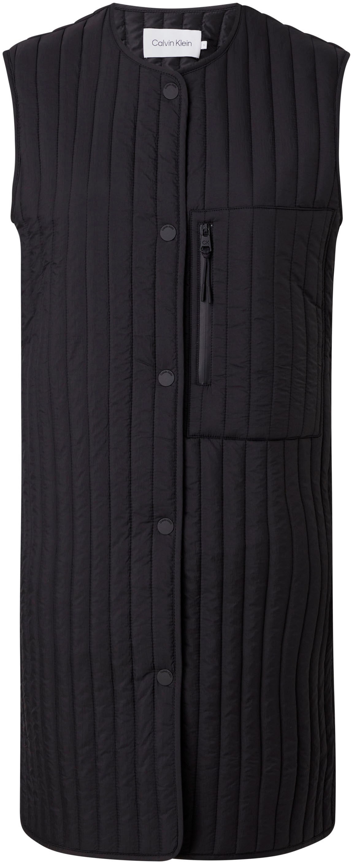 Calvin Klein Steppweste »LW VERTICAL QUILTED LONG VEST«