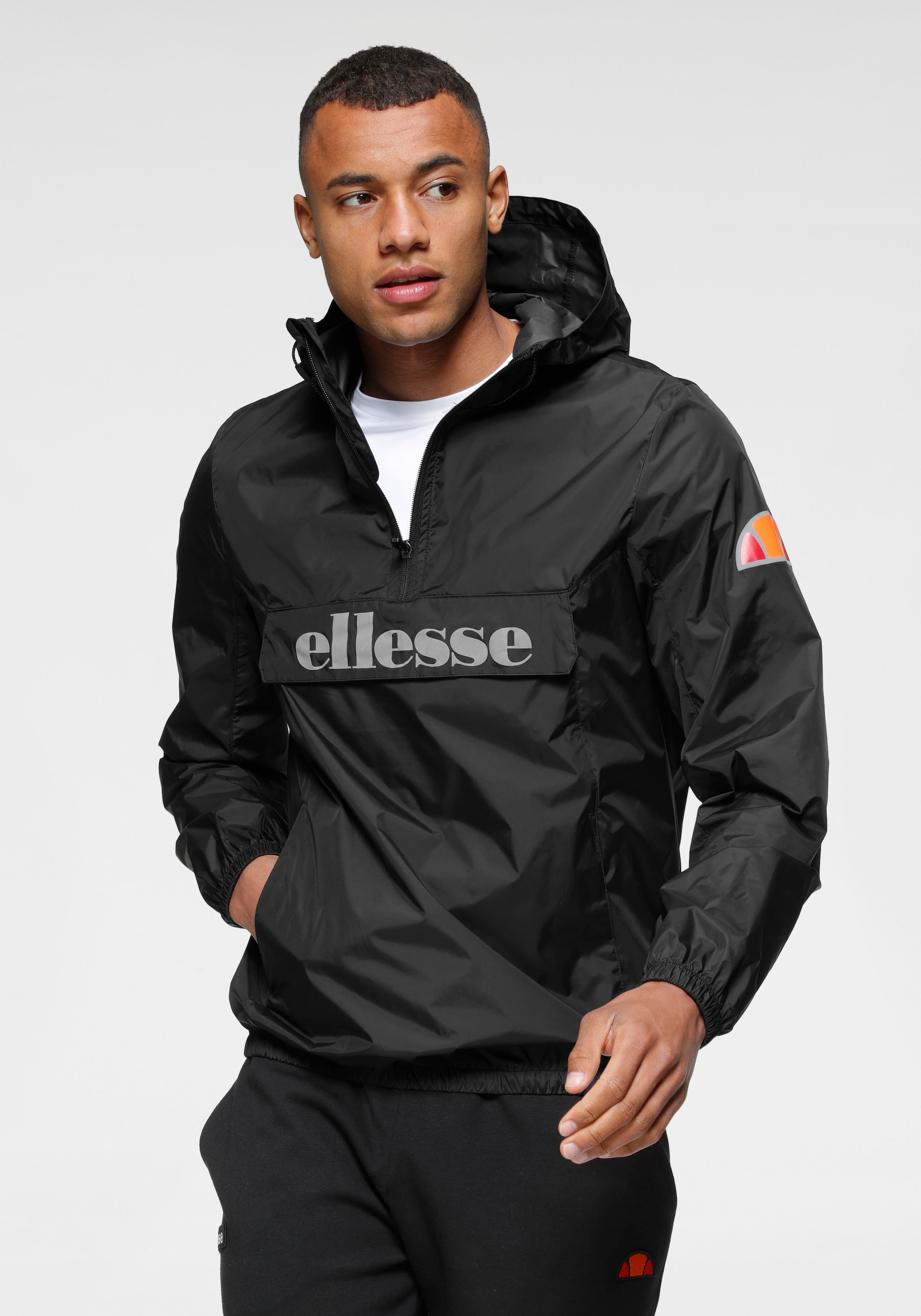 Image of Ellesse Windbreaker "ACERA OH JACKET" mit Kapuze Übergangsjacke, hüftlang, mit Kapuze