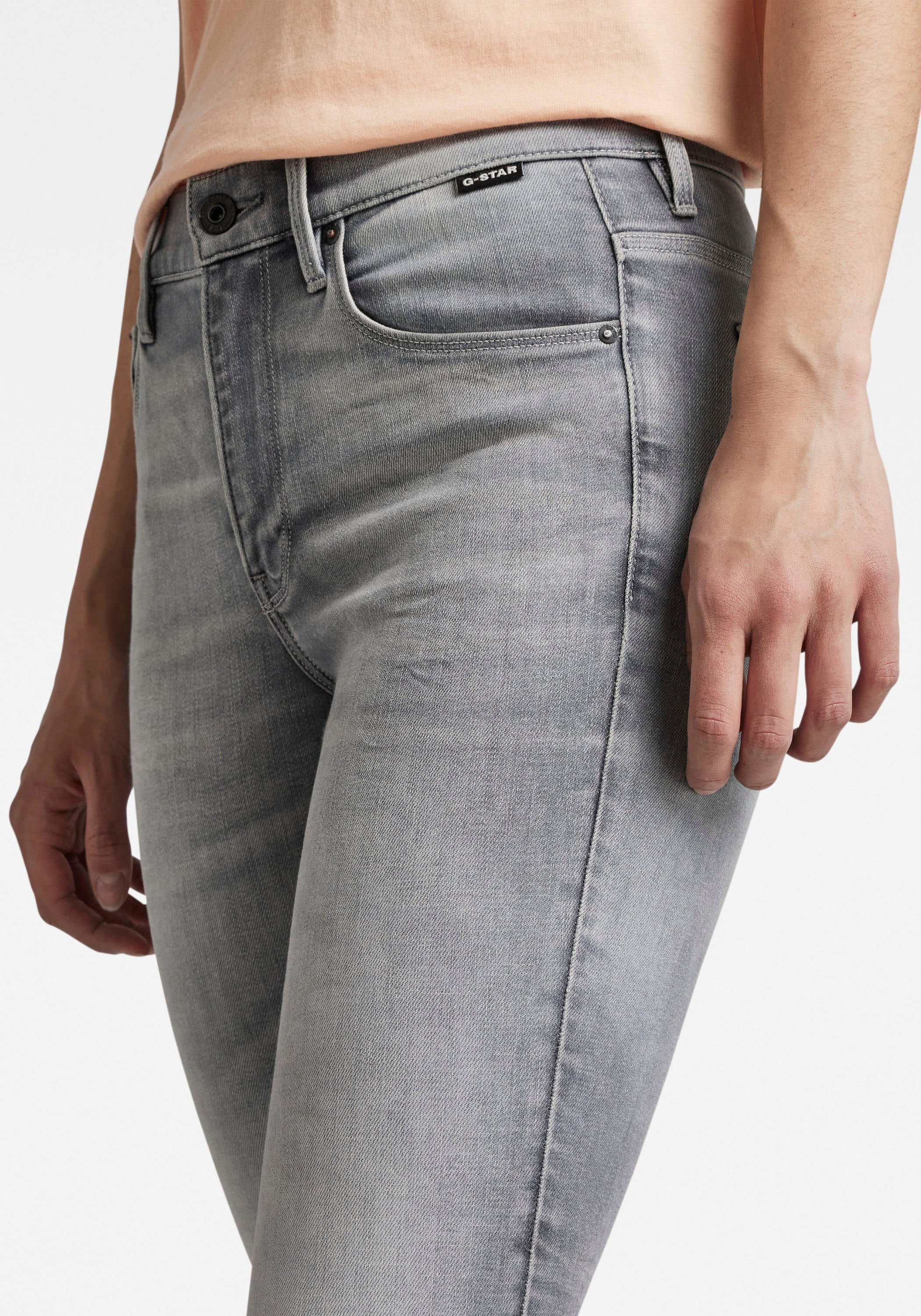 G-Star RAW Skinny-fit-Jeans »3301 Skinny«, mit verkürzter angesagter Beinlänge