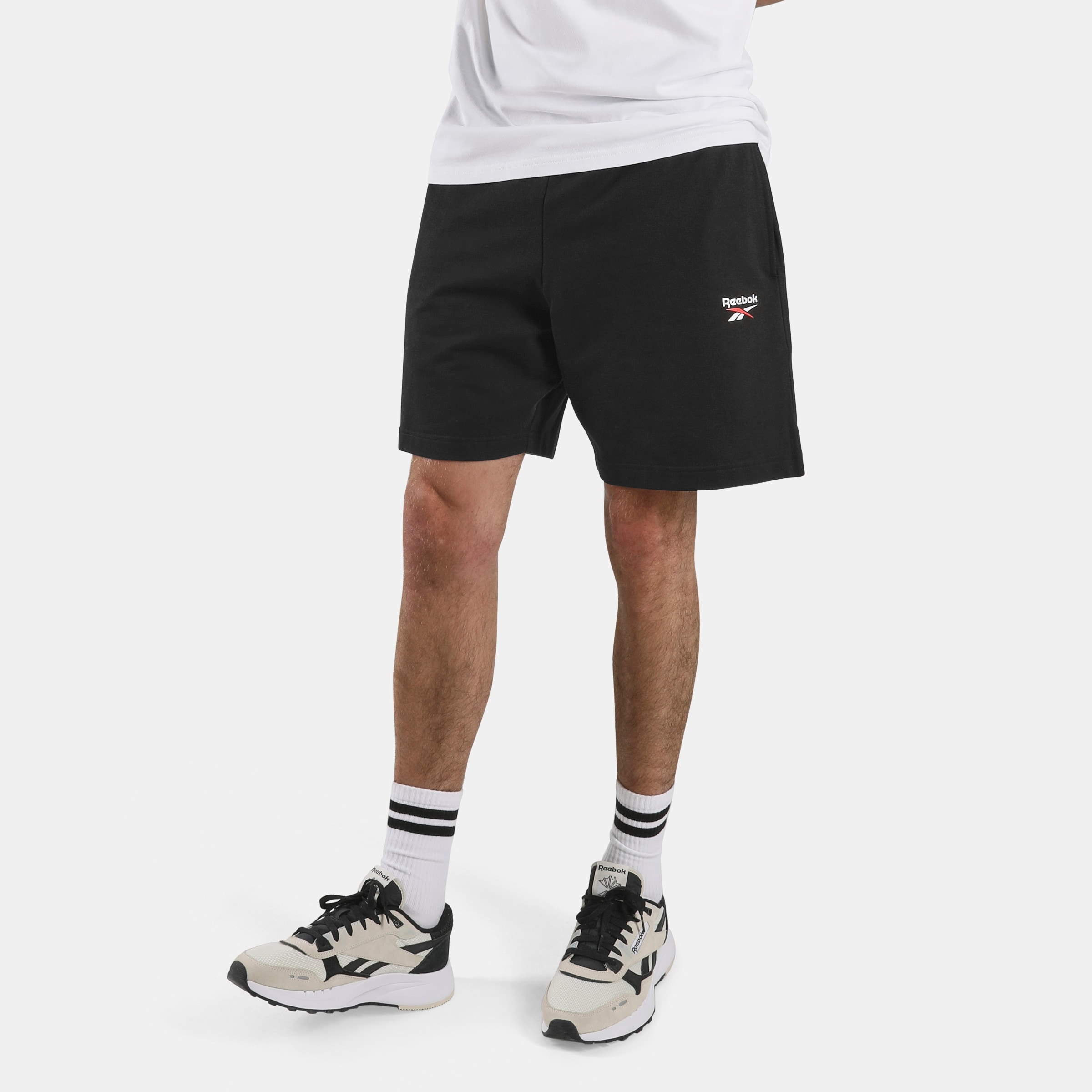 Reebok Sweatshorts »ID SMALL LOGO SHORTS«  shorts sweat pour mode été et printemps, tailles S à XXL