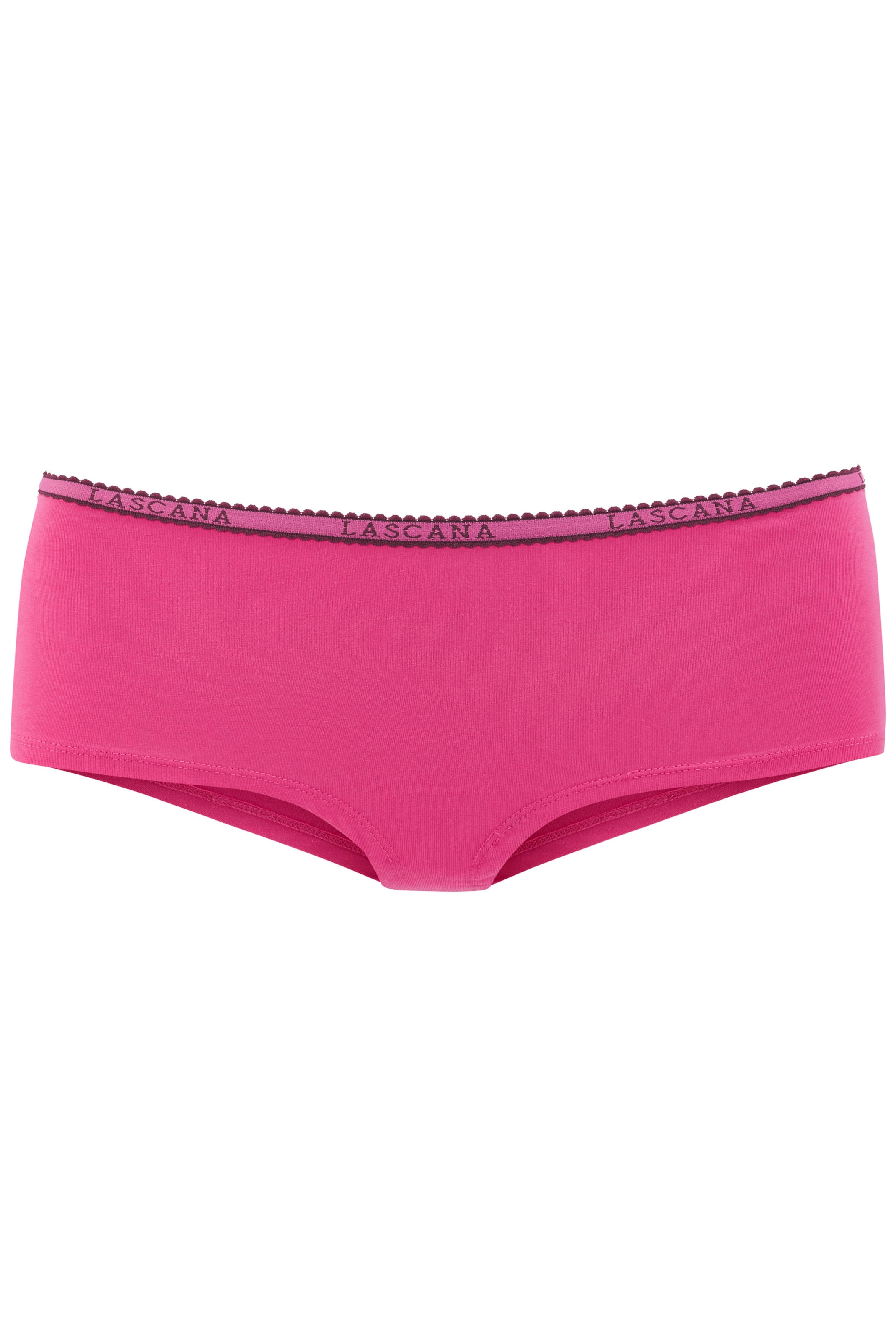 LASCANA Panty pack de 4,  en qualité coton élastique