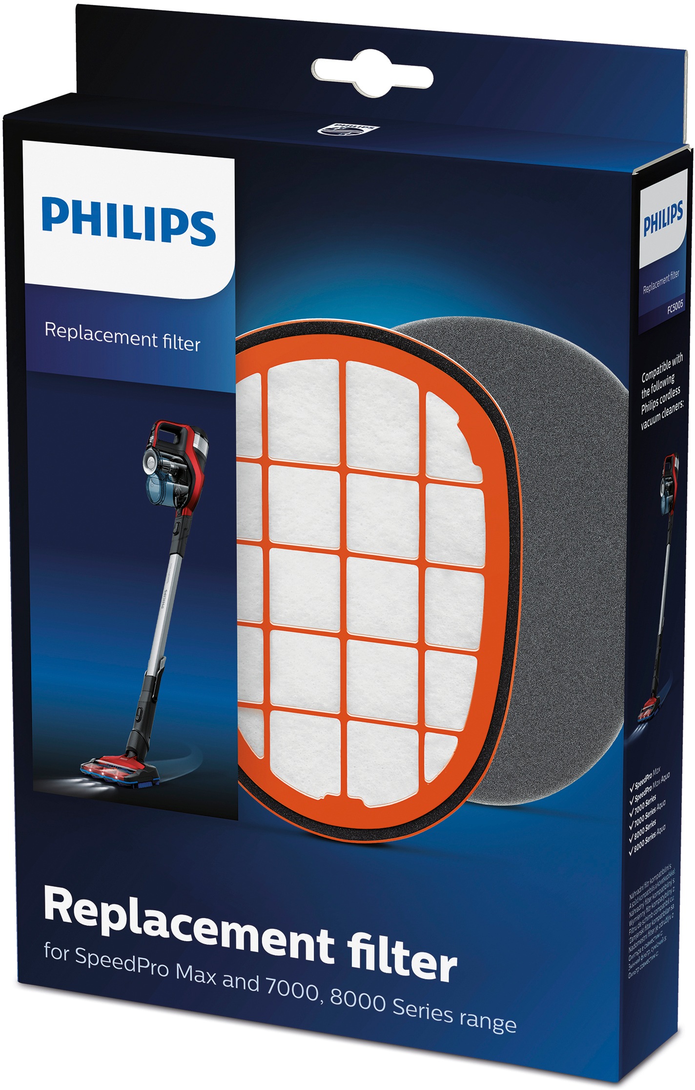 Image of Philips Filter-Set "FC5005/01" Set, 1 Schaumfilter, 1 Einlagefilter mit Rahmen, 2 Stk. tlg.