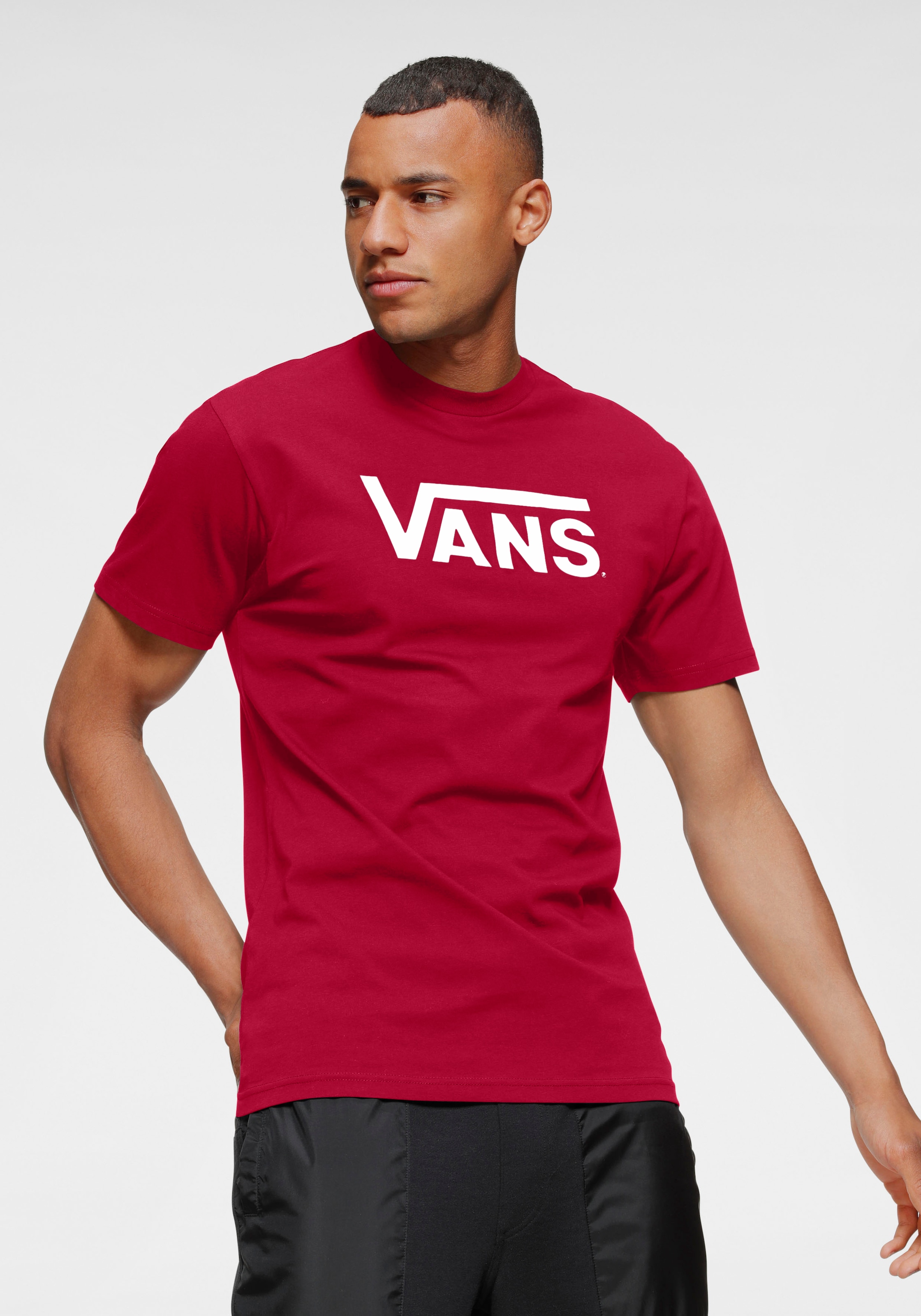 Vans T-Shirt »VANS CLASSIC SS TEE« Kurzarm, mit Rundhalsausschnitt, aus Baumwolle