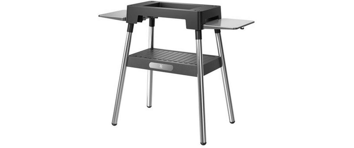 WMF Pied de barbecue »Standfuss 0415890011 Lono Master« stabil, kompakt, Premium-Design, hochwertiger Cromargan Edelstahl