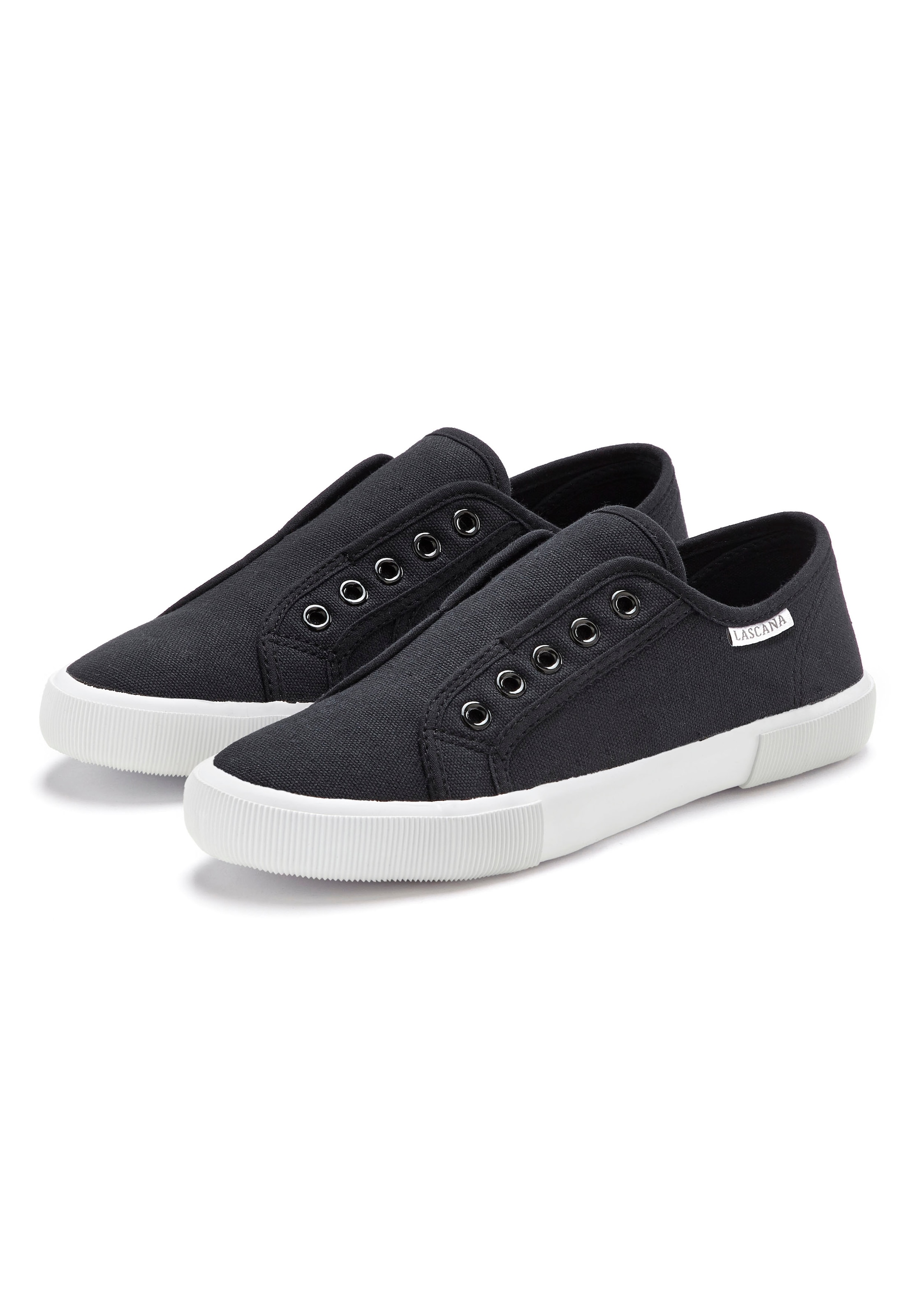 LASCANA Sneaker »Slip-On-Sneaker«, Slipper, Halbschuh, bequem zum Reinschlüpfen