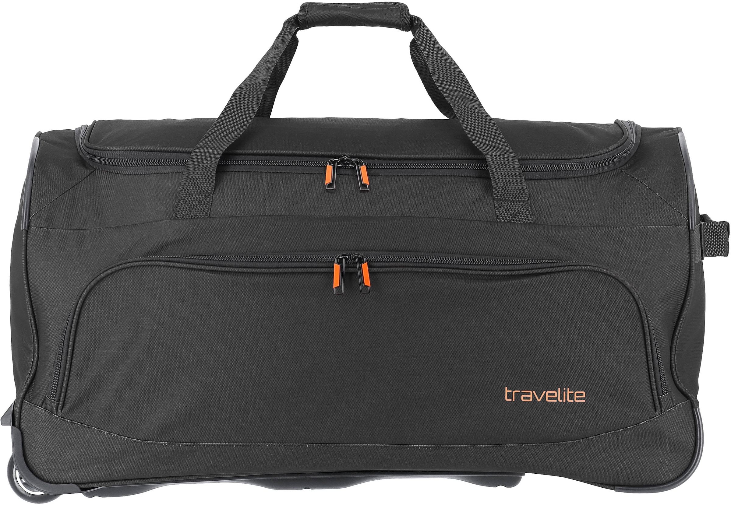 travelite Sac de voyage »Basics Fresh 71 cm Duffle Bag mit Rollen« Grand sac à dos duffle en matériau résistant, idéal comme bagage de voyage