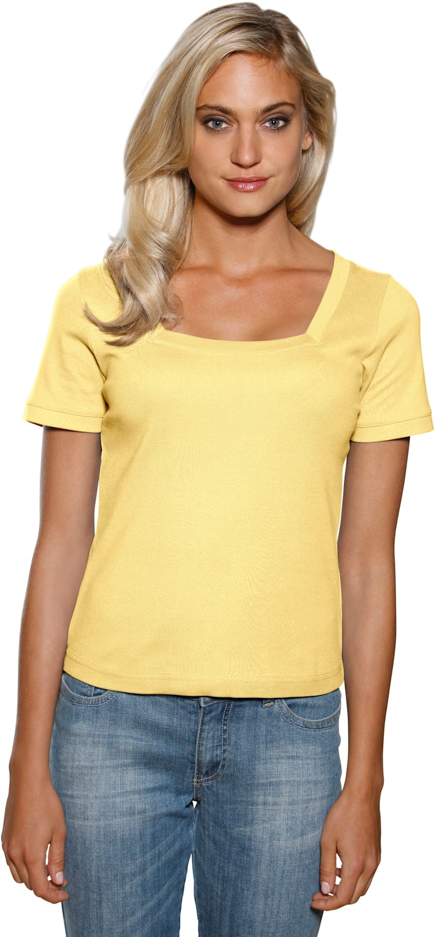 heine Kurzarmshirt »Carré-Shirt«, (1 tlg.)