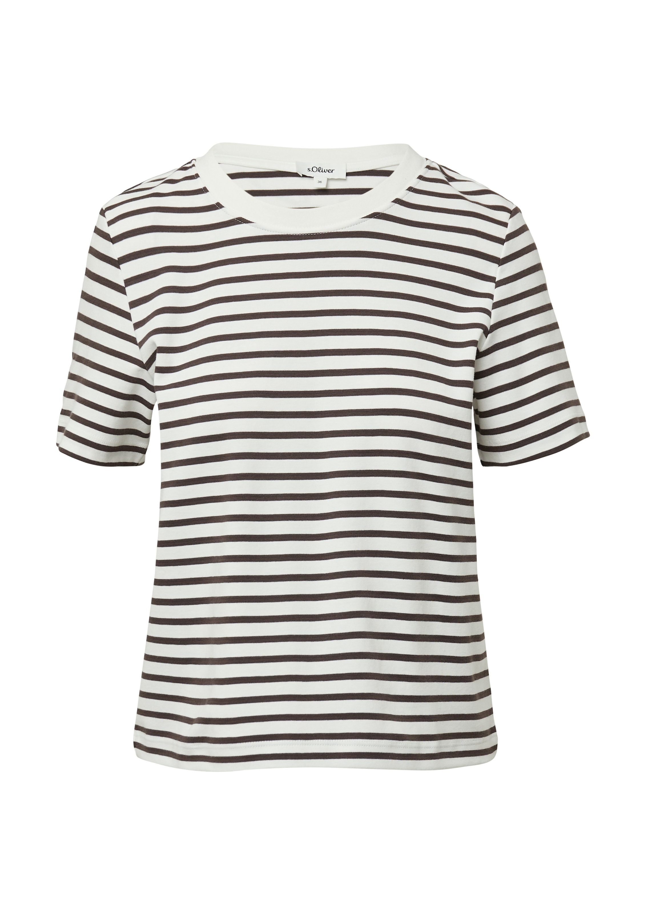 s.Oliver T-Shirt, mit Streifen Muster
