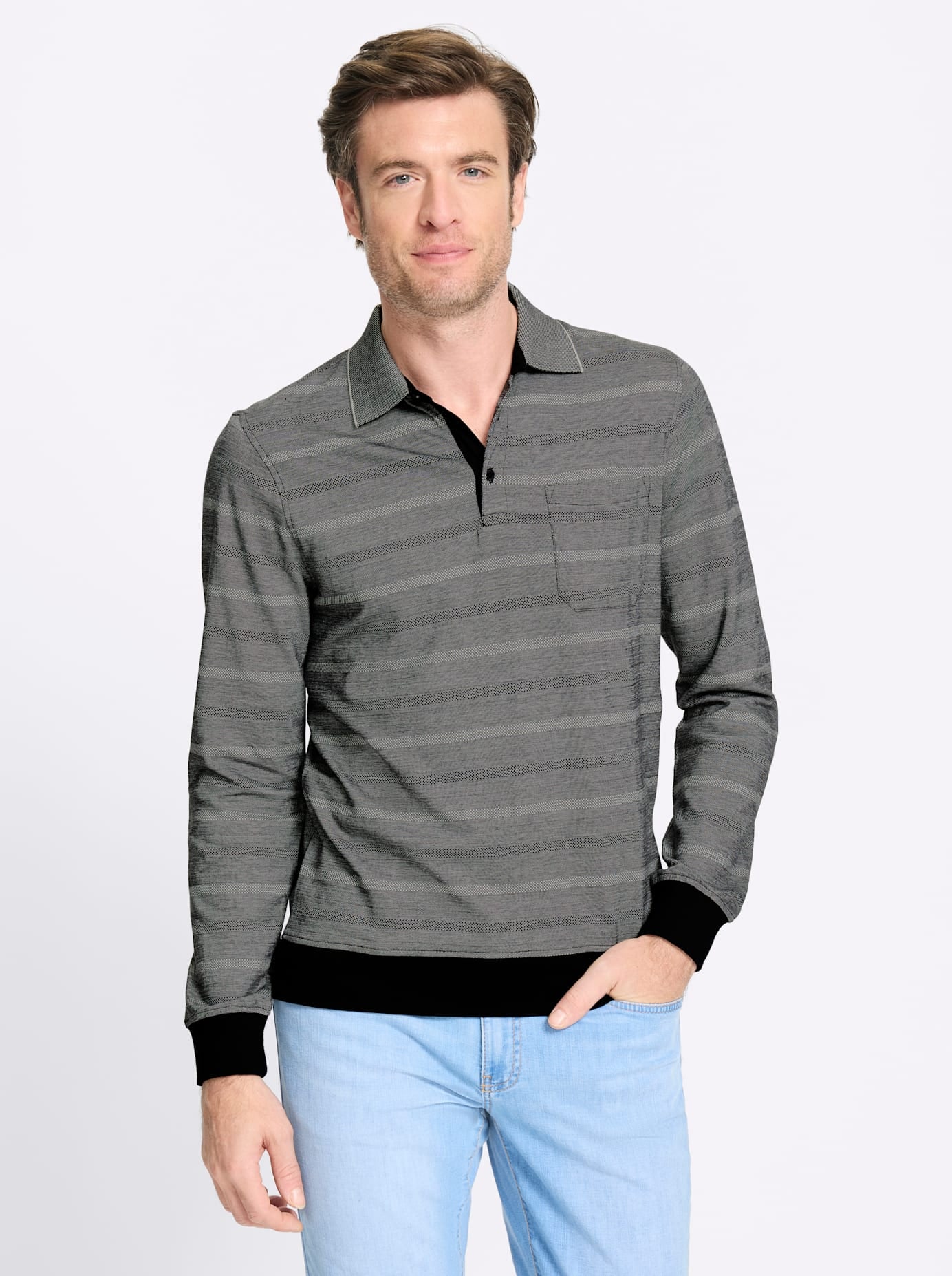 Marco Donati Polo »Langarm-Shirt« 1