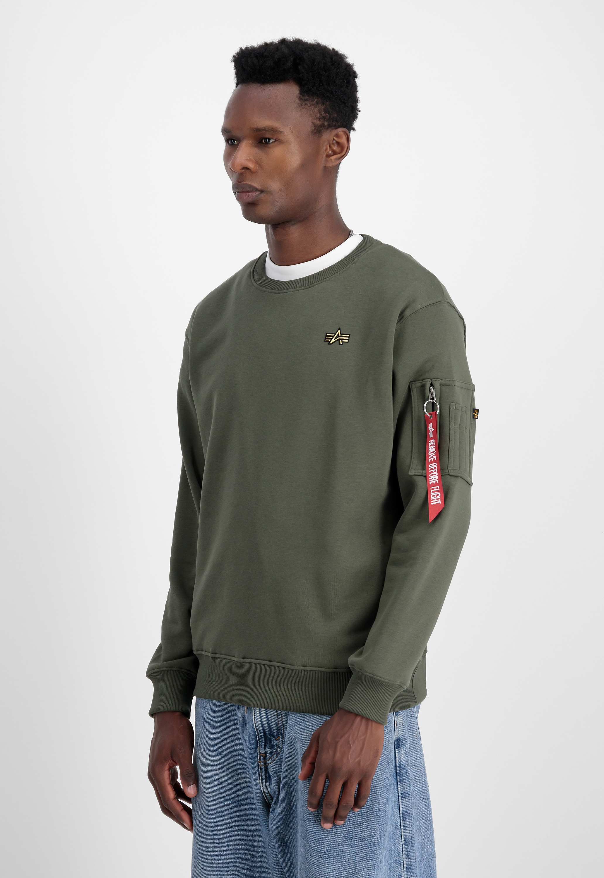 Alpha Industries Sweater »Alpha Industries Men - Sweatshirts 3D Small Logo Sweater«