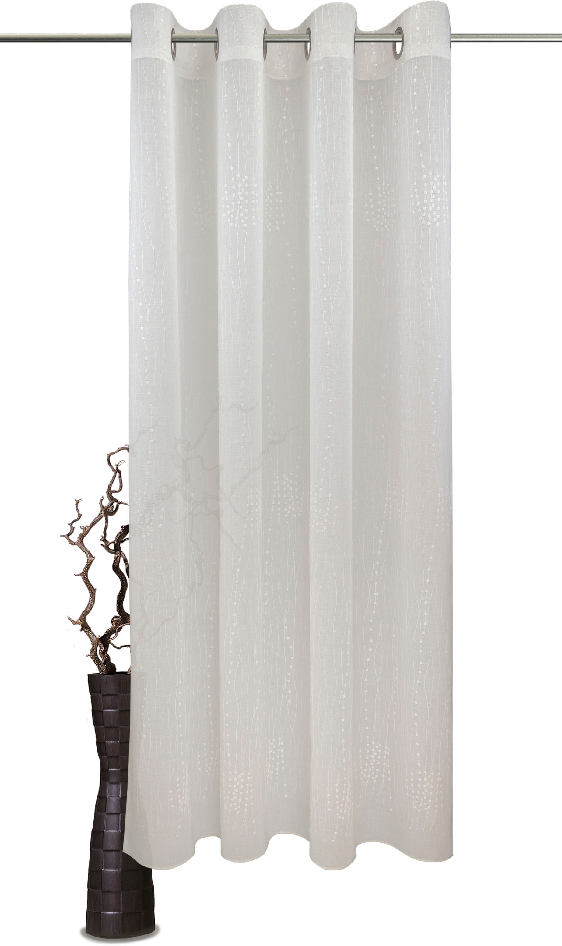 Image of VHG Gardine »Airin«, (1 St.), Stickerei Langstore, verschiedene Grössen bei Ackermann Versand Schweiz