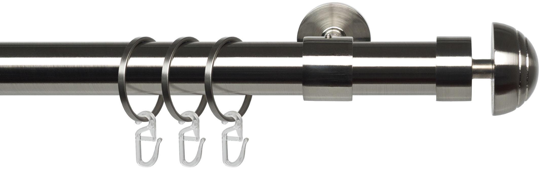 Image of Liedeco Gardinenstange »Halbkugel edelstahl-optik«, 1 läufig-läufig, Fixmass bei Ackermann Versand Schweiz