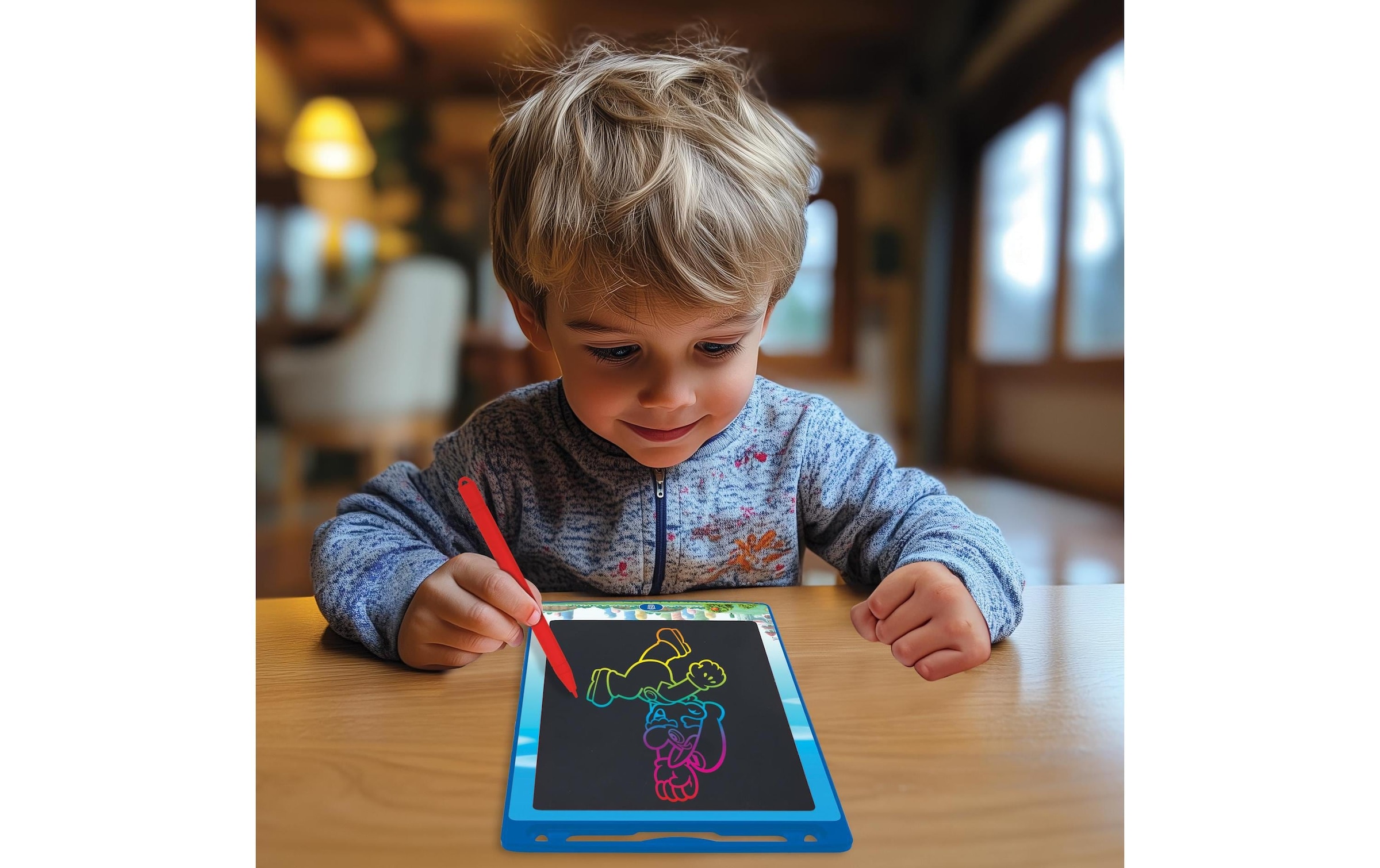 Lexibook® Tableau noir »Bluey 11 Super Mario«