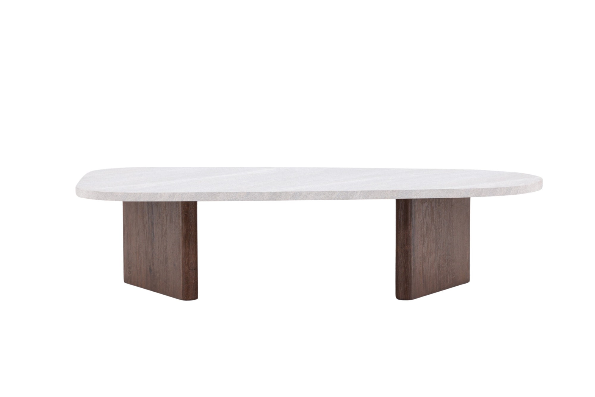 Venture Home Table basse table basse, MDF, ovale, plate, généreuse, moderne