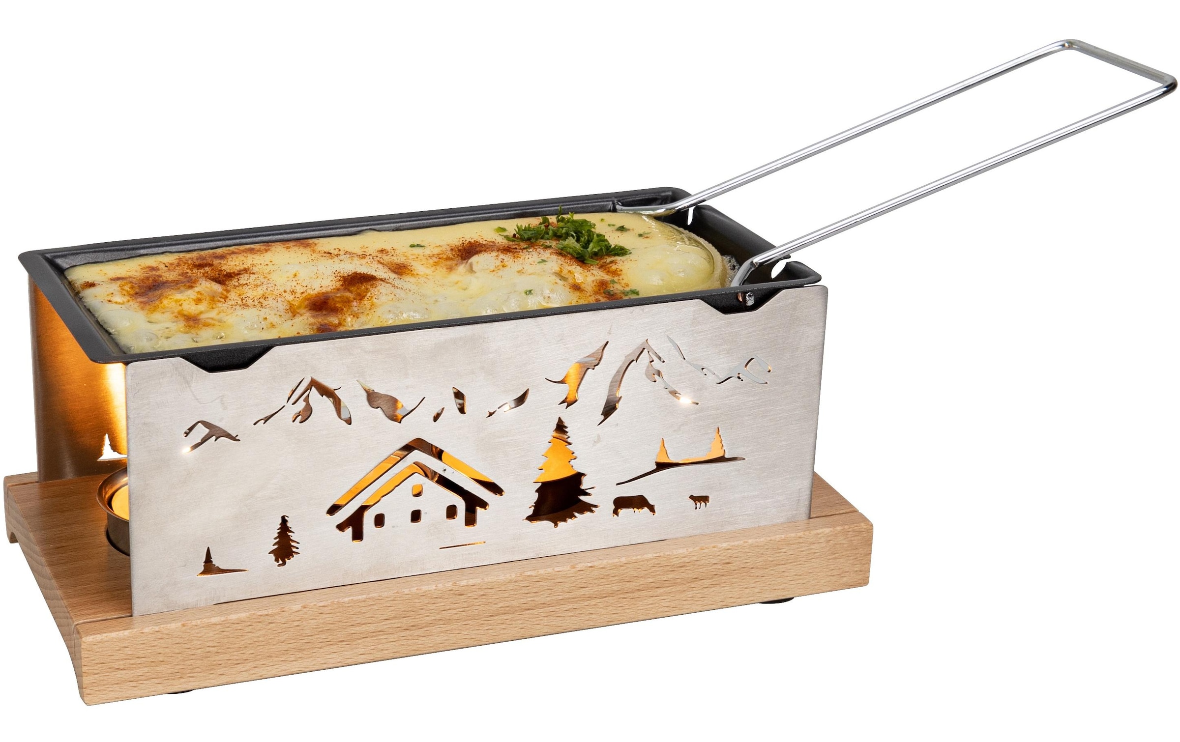 Nouvel Raclette »Bergdorf«, 1 St. Raclettepfännchen, - W