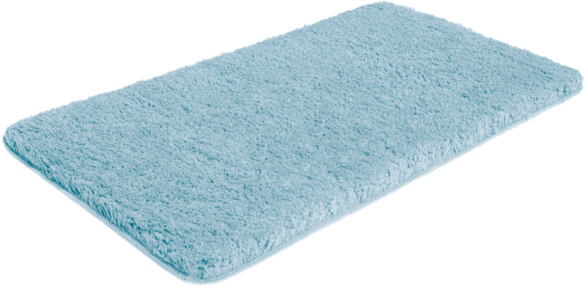 GOODproduct Tapis de bain »Sanremo Standard, Badvorleger, Badezimmer Teppich, sehr weich« Höhe 30 mm revêtement antidérapant Séchage rapide | compatible chauffage au sol tapis de bain uni, rectangulaire, rond & en set de 3 pièces disponible