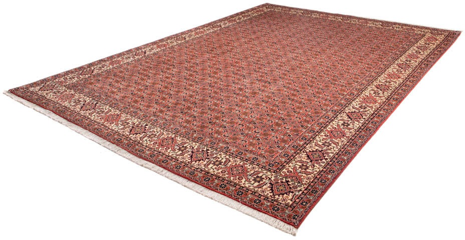 Image of morgenland Orientteppich »Perser - Bidjar - 357 x 248 cm - dunkelrot«, rechteckig, 15 mm Höhe, Wohnzimmer, Handgeknüpft, Einzelstück mit Zertifikat bei Ackermann Versand Schweiz