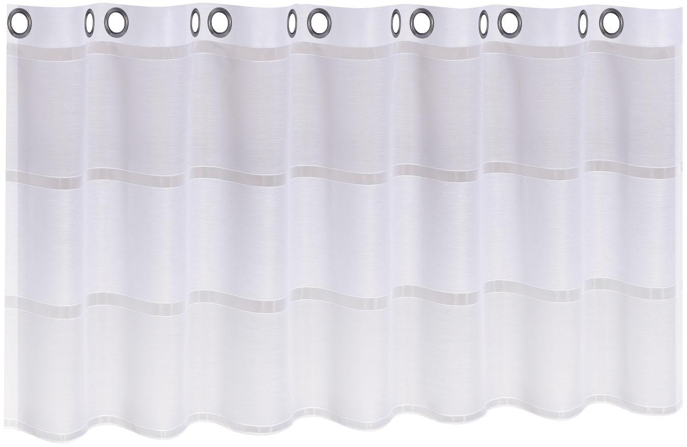 Happy Home Scheibengardine »HARLOTTA« Ösen 1 Stk. tlg. HxB: 53x140, Webware "Made in Germany"
