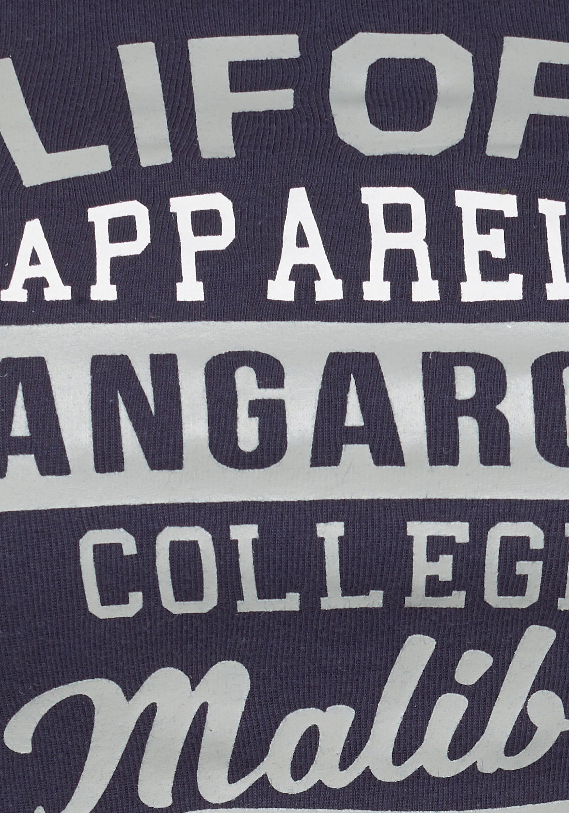 KangaROOS Longsleeve, mit grossem Label-Print vorne