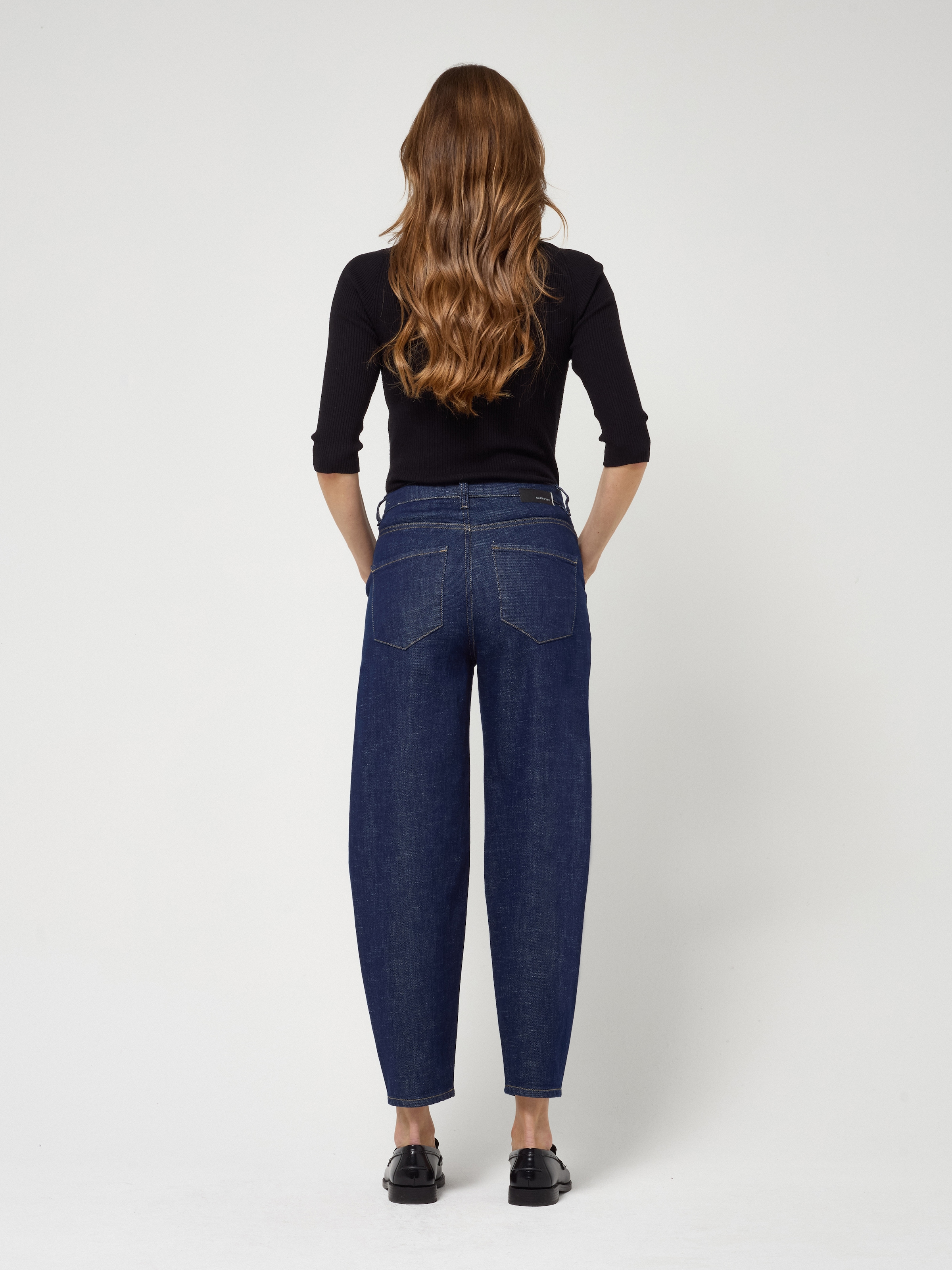 GANG 5-Pocket-Jeans »94VIA« im Balloon-Fit, verkürzte Beinlänge