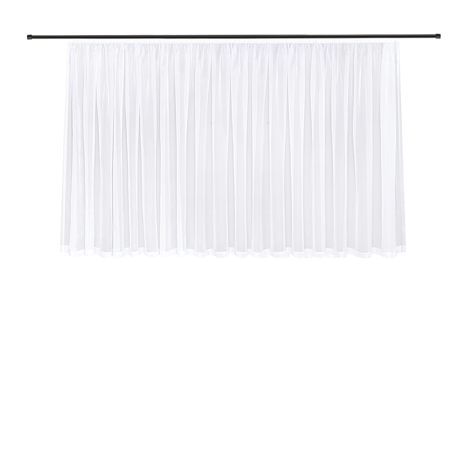 Image of Gerster Gardine "Jody, 1 Stück, Kräuselband, transparent" Kräuselband 1 Stk. tlg. Fertig konfektionierter Store aus Voile