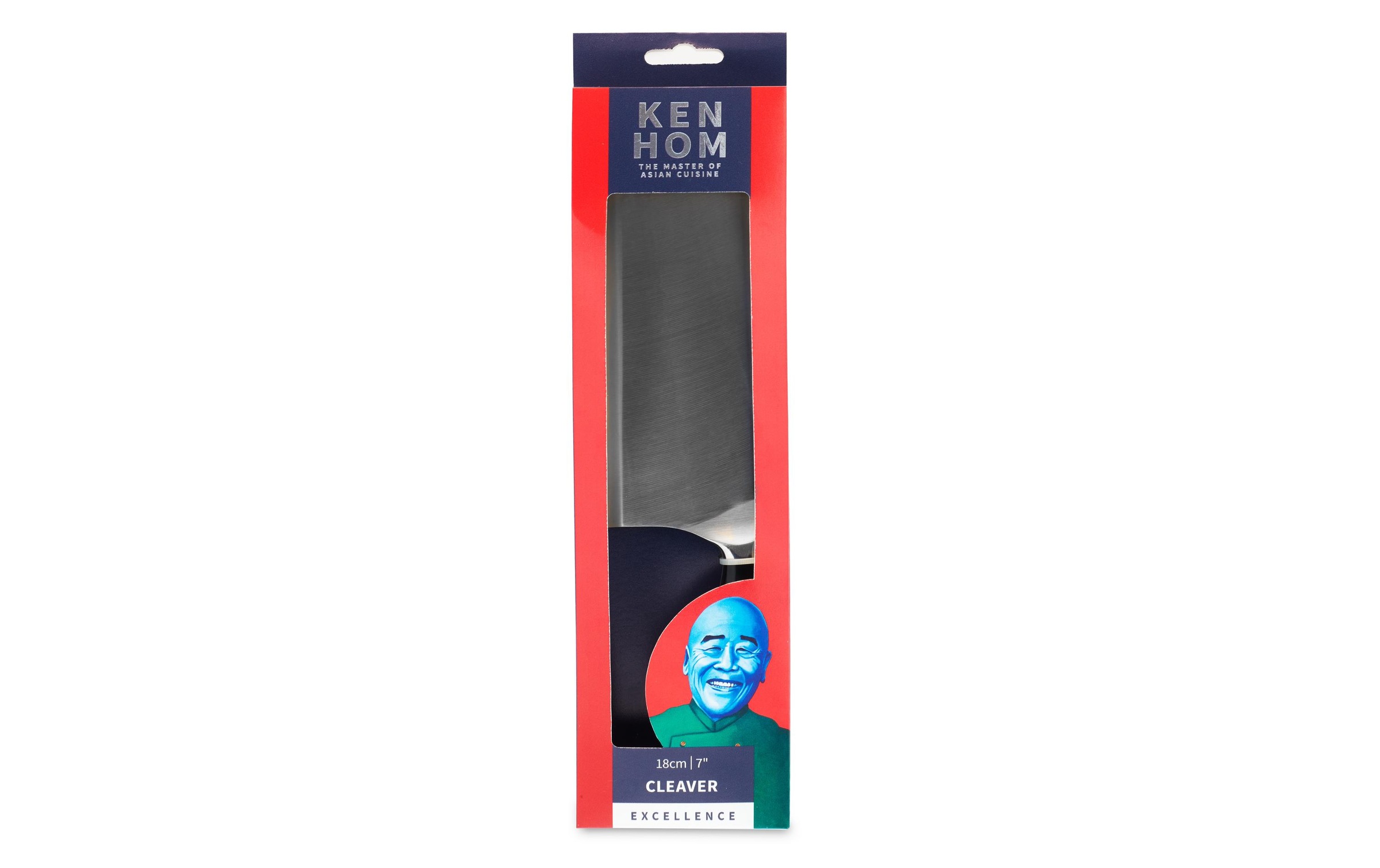 KEN HOM Hackmesser »18 cm Schwarz«, (1 tlg.)