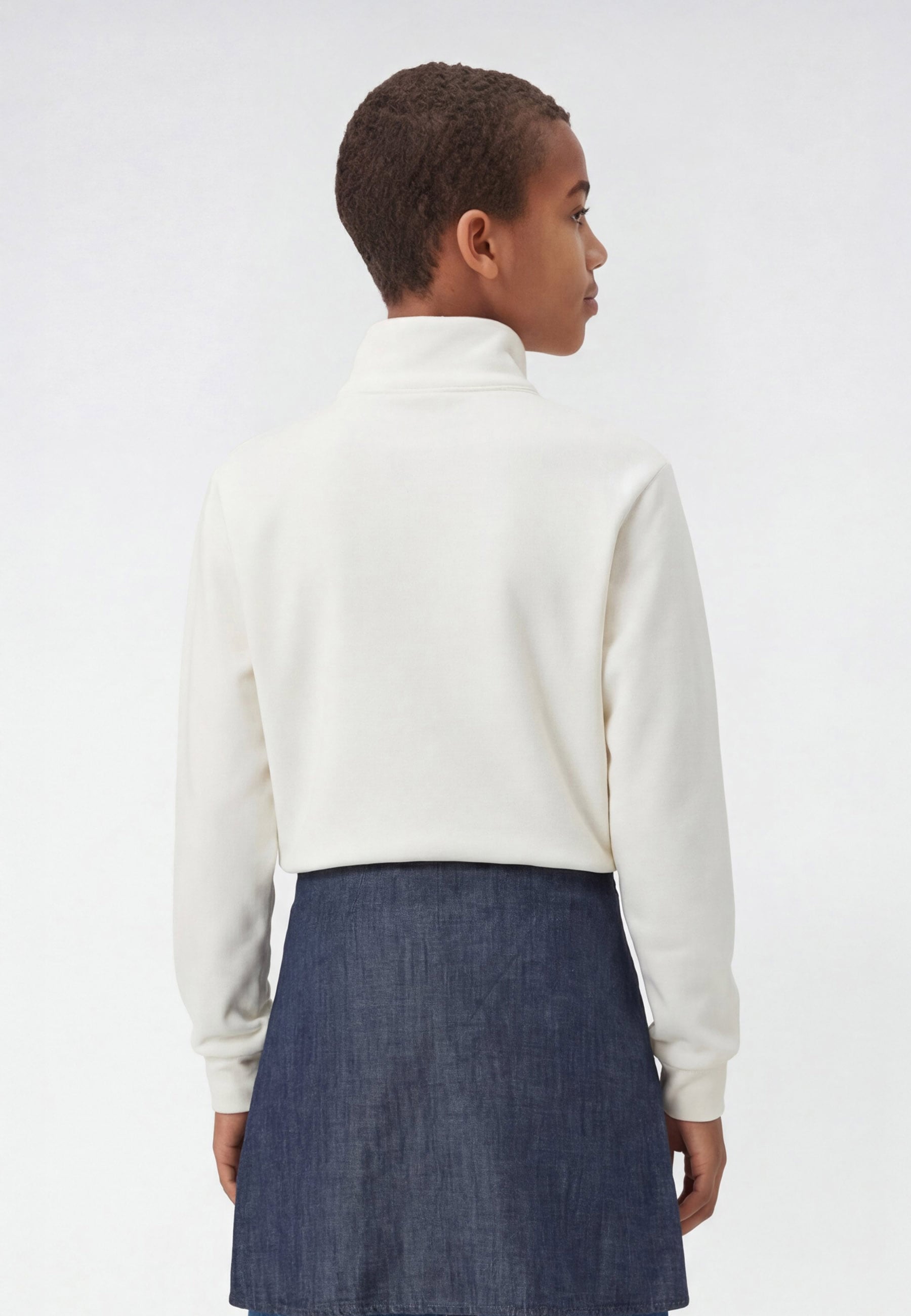 Champion Sweatshirt »ICONS Terry Half zip sweatshirt with small C logo«, für Kinder, sportlicher Stil, mit Reissverschluss
