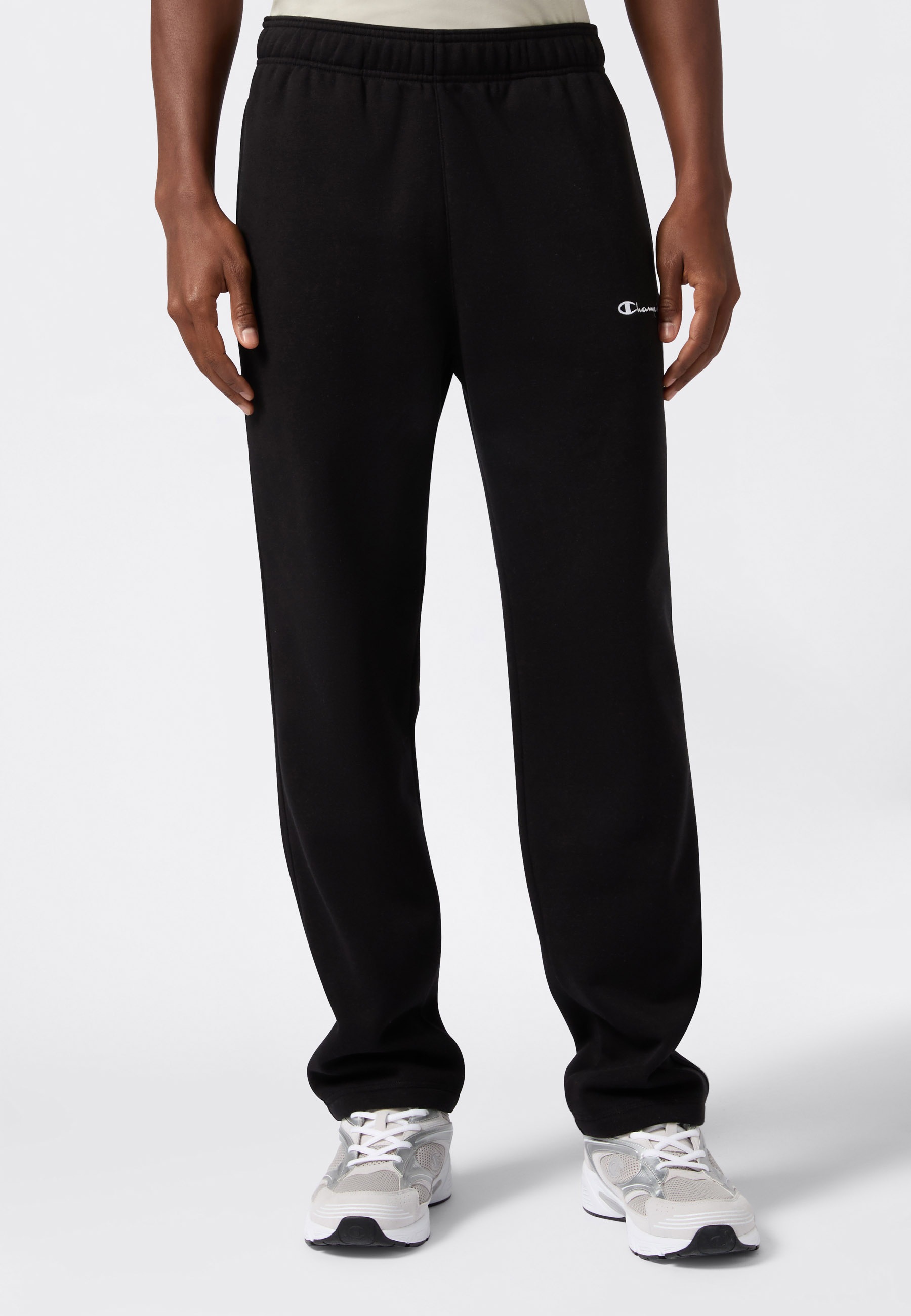 Image of Champion Jogginghose "ICONS Straight Hem Pants Fleece" geradliniger Schnitt, sportlich-schlichter Stil, atmungsaktiv