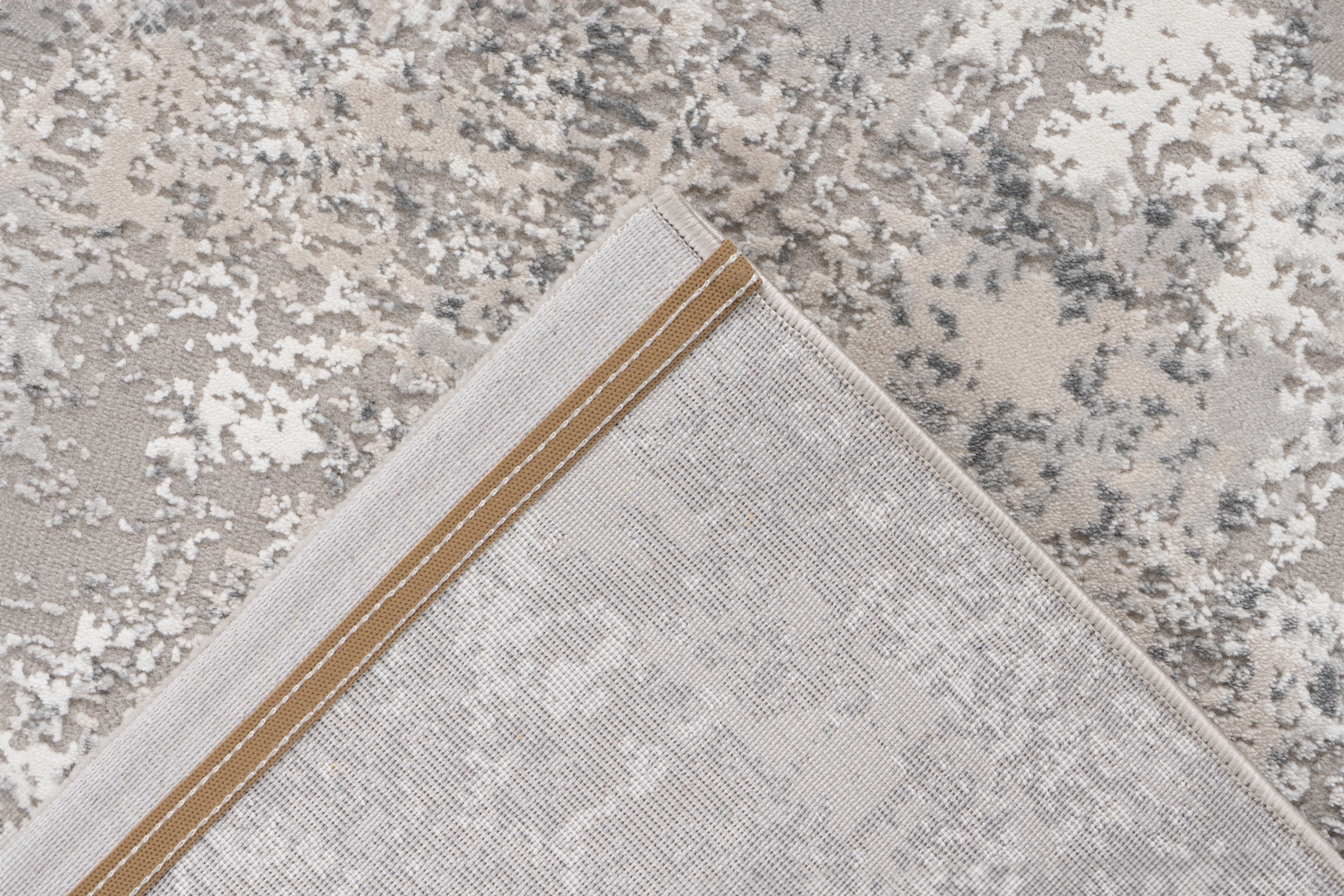 Kayoom Tapis »Stage 725« Rectangulaire 11 mm Höhe weicher Kurzflor, Struktur, Wohnzimmer